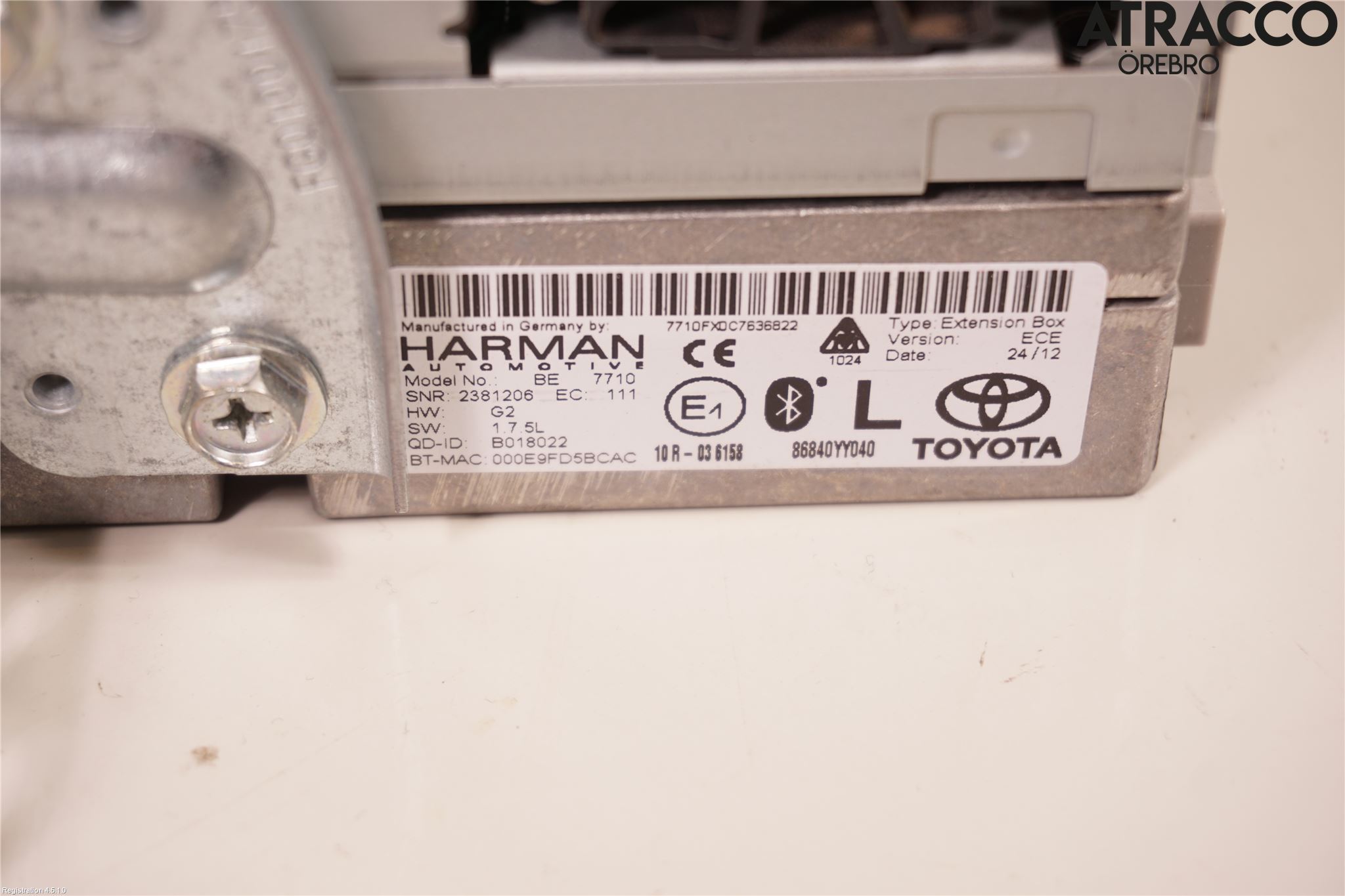 Toyota GT86 12- Cd Radio - Multimediapanel