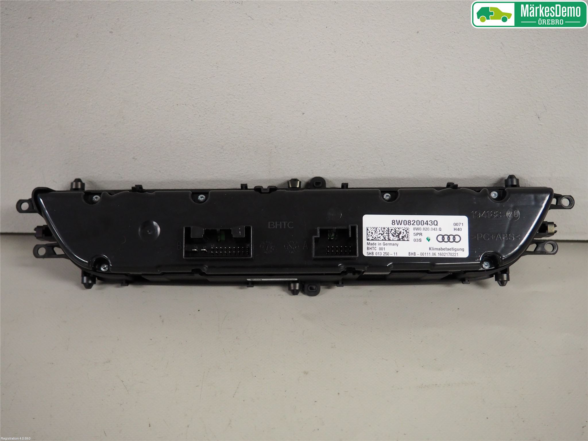 Audi A4/S4 B9 16-19 Ac Styrenhet Ac Manöveren