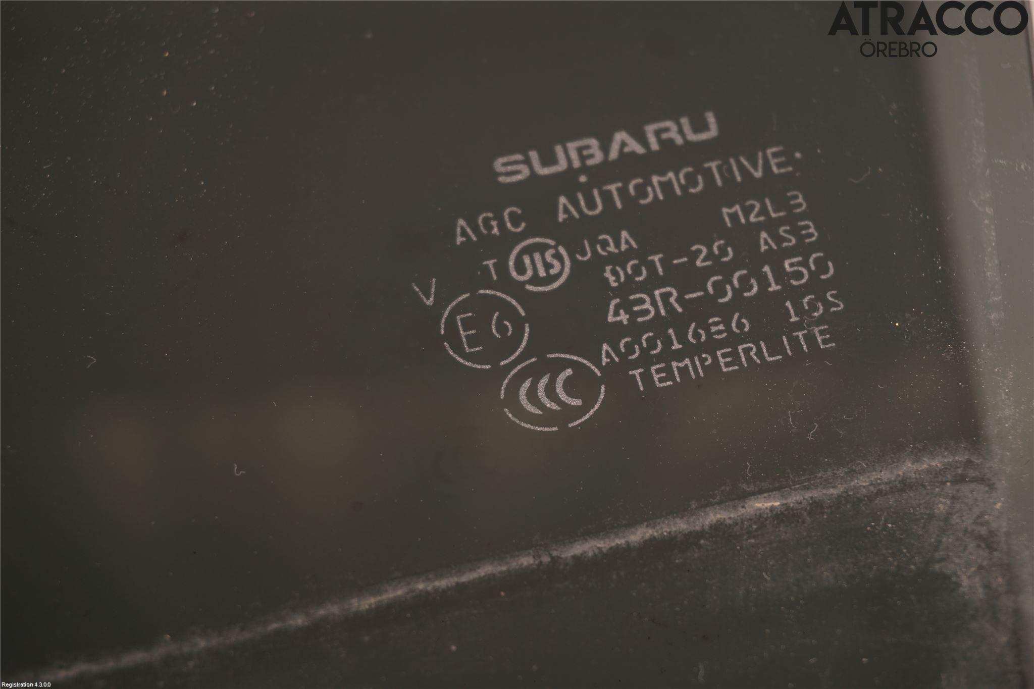 Subaru XV 18-22 Dörruta Bak Vänster