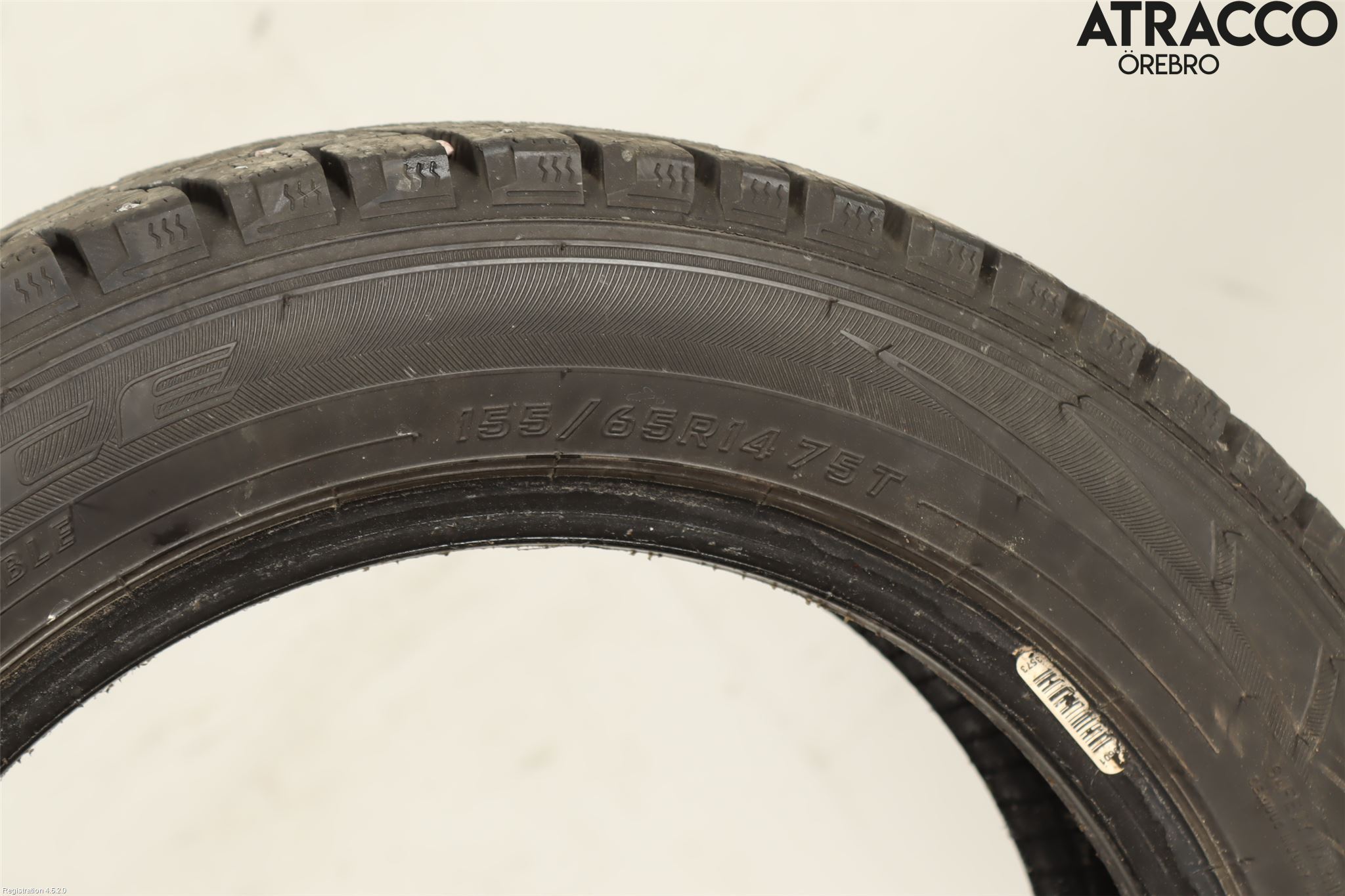 VINTERDÄCK DUBBADE SATS 4ST Dim 155/65-14
