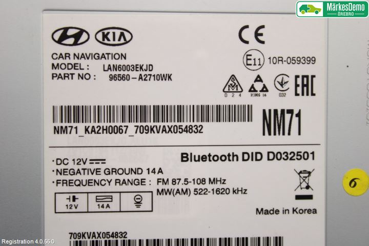 Kia CEED 12-18 Gps Navigator