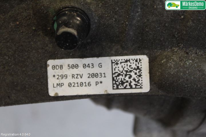 Audi A4/S4 B9 16-19 Bakväxel-Diff