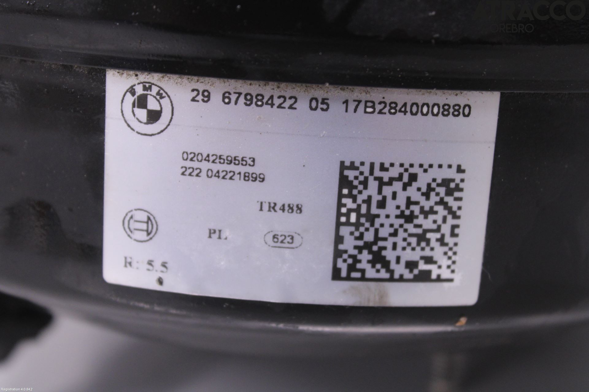 BMW 3 F30/F31/F80 12-19 Bromsservo