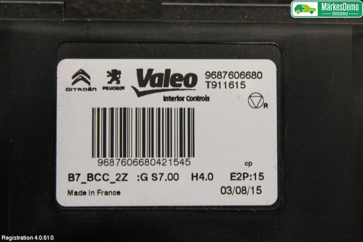 Citroen C4 II 11-18 Styrenhet CupEvärme