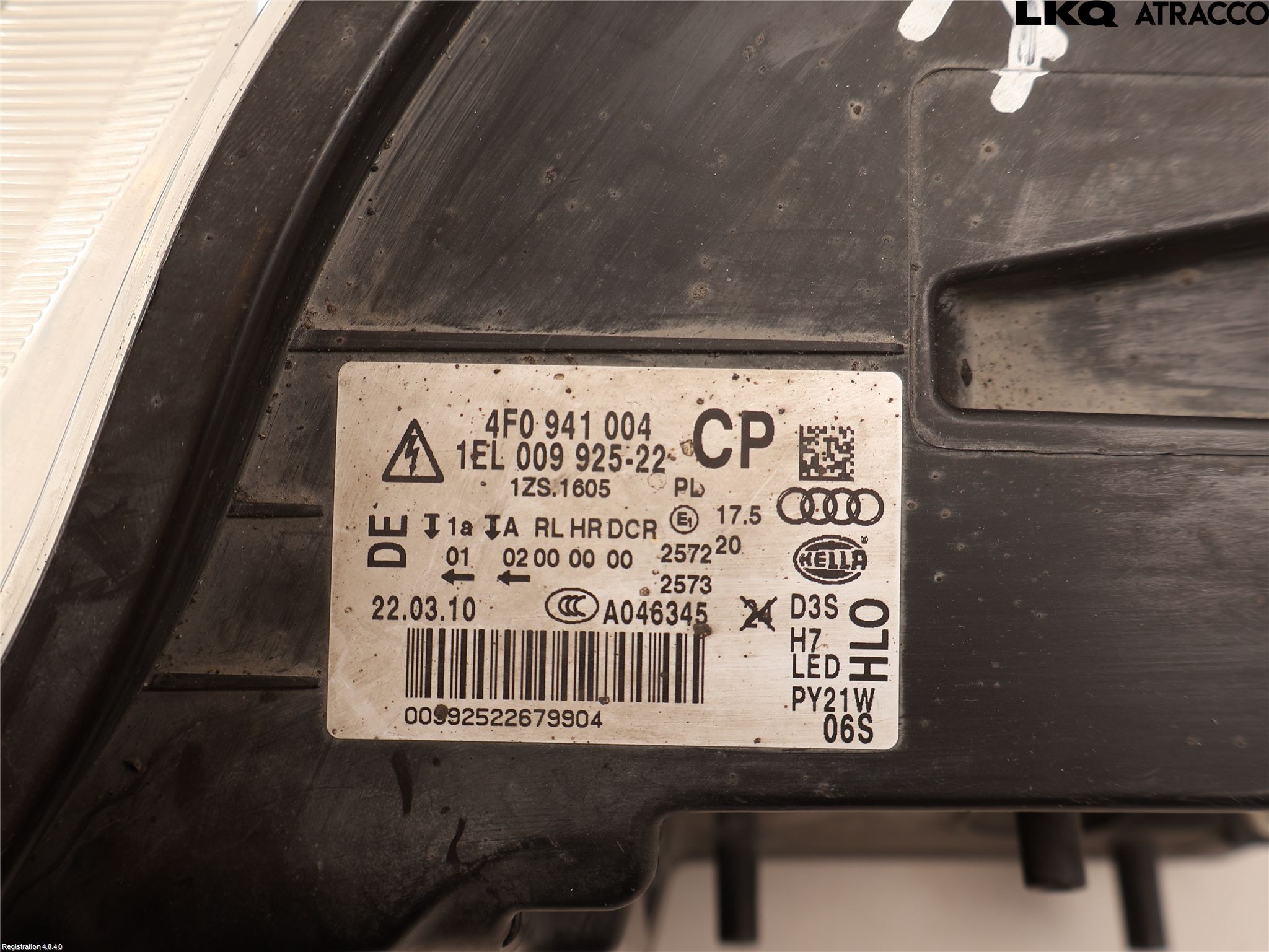 Audi A6/S6     05-11 Strålkastare Höger