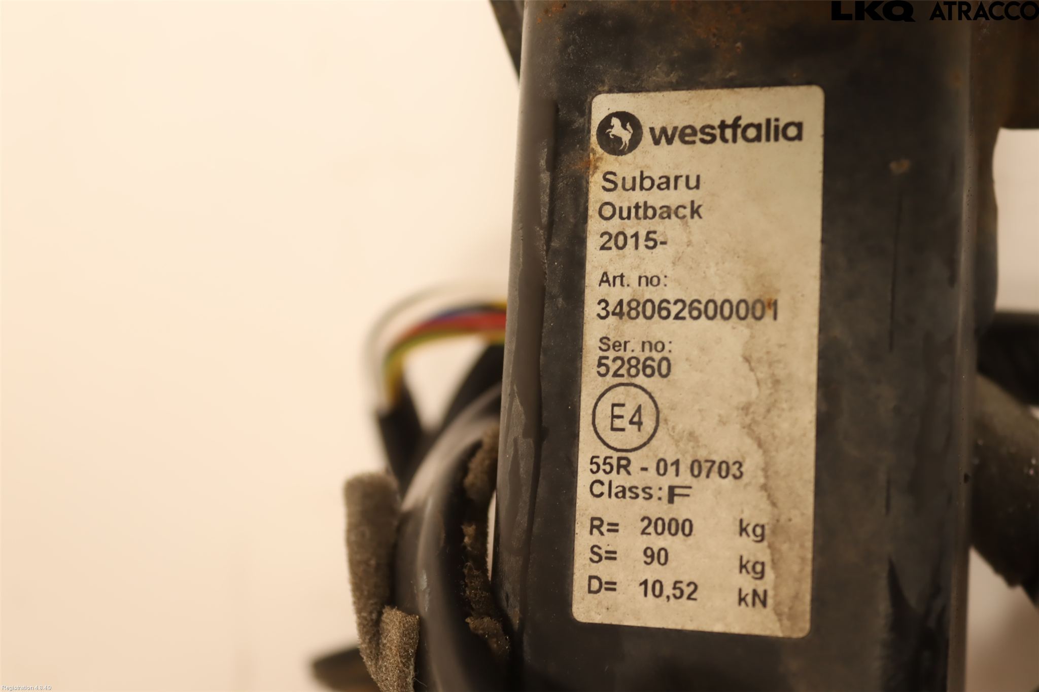 Subaru OUTBACK 15-20 Dragkrok