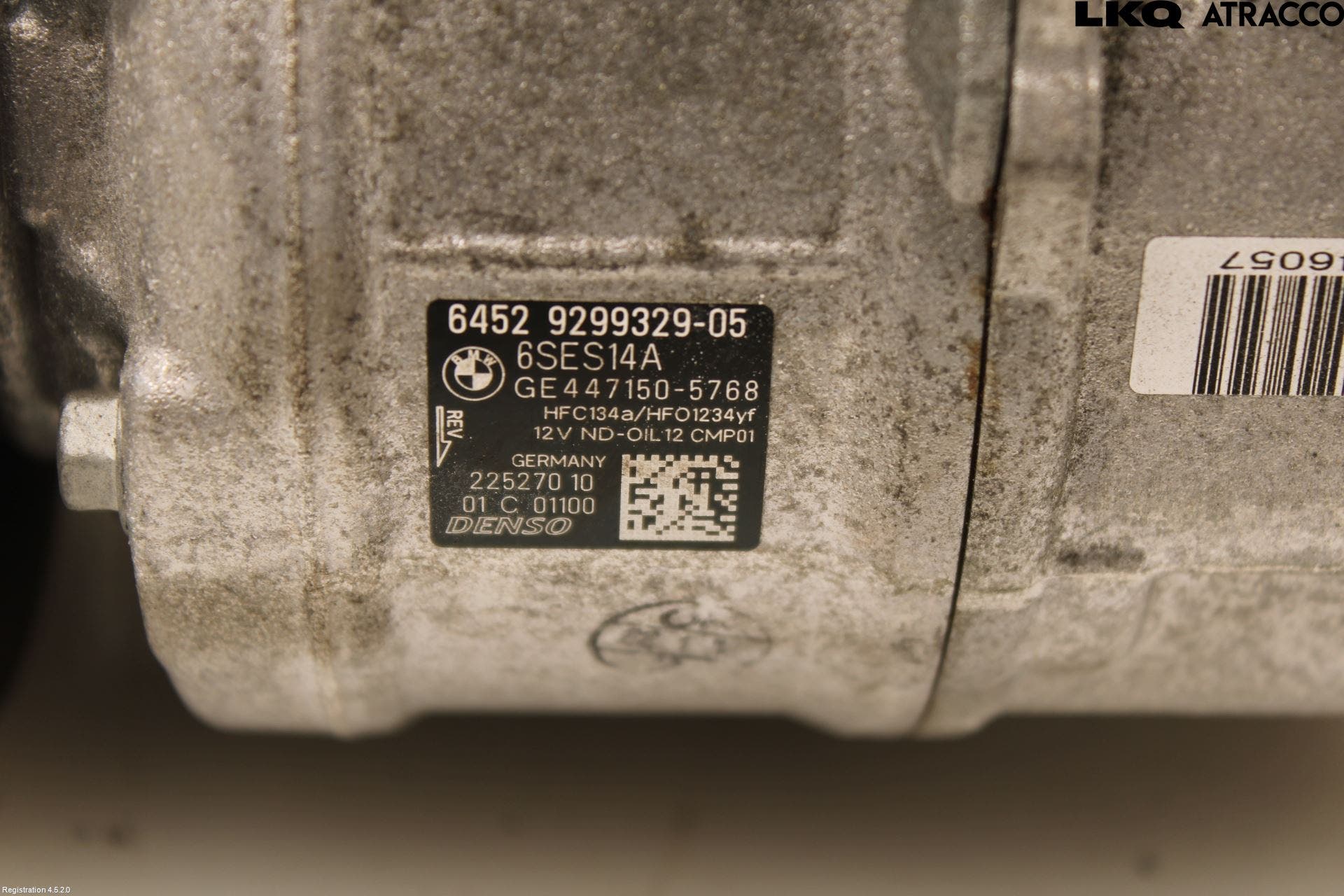 BMW 3 F30/F31/F80 12-19 Ac Kompressor