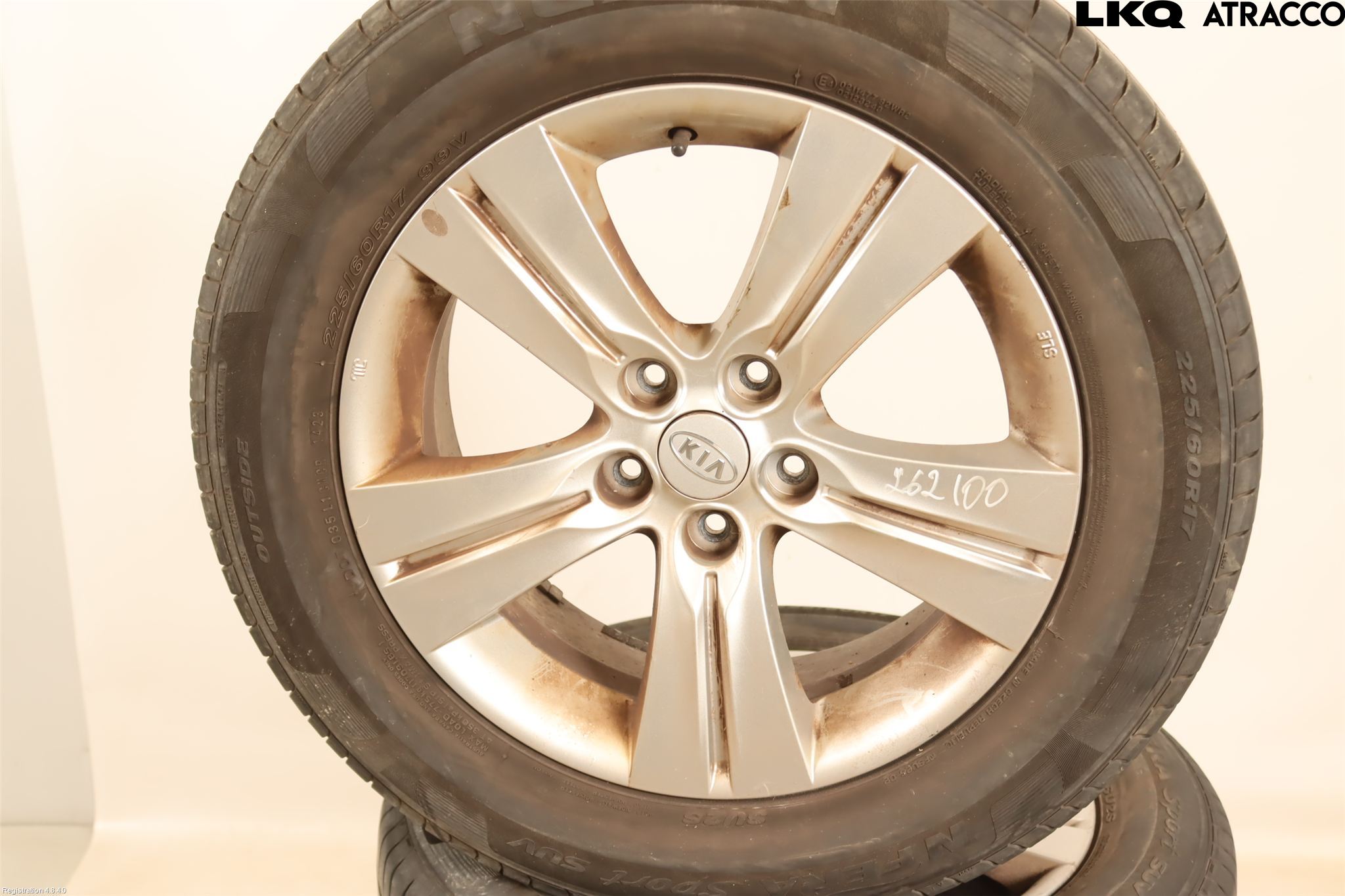 Kia SPORTAGE (SL) 11-15 Sommardäck Alumfälg 4St