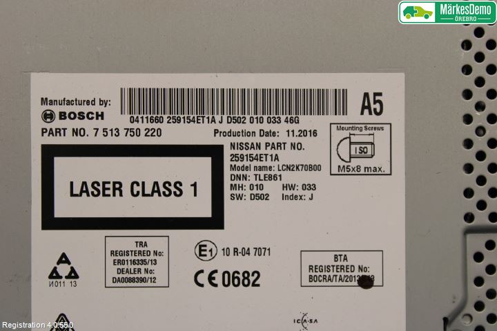 Nissan QASHQAI 14-17 Gps Navigator