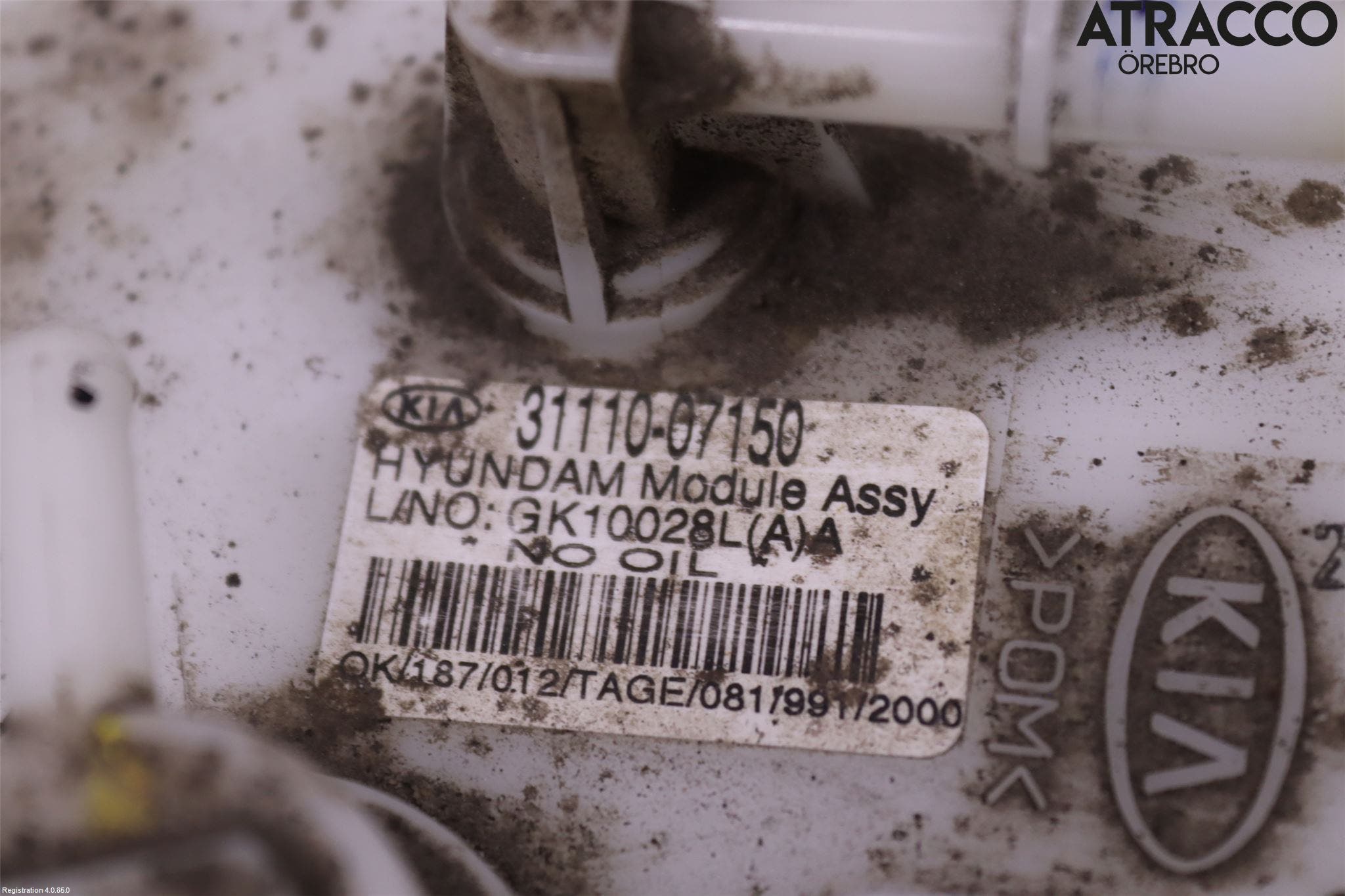 Kia PICANTO 12-17 Bränslepump El