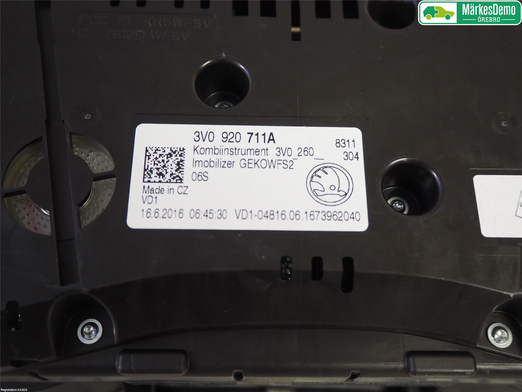 Skoda SUPERB 16-24 Instrument Komb