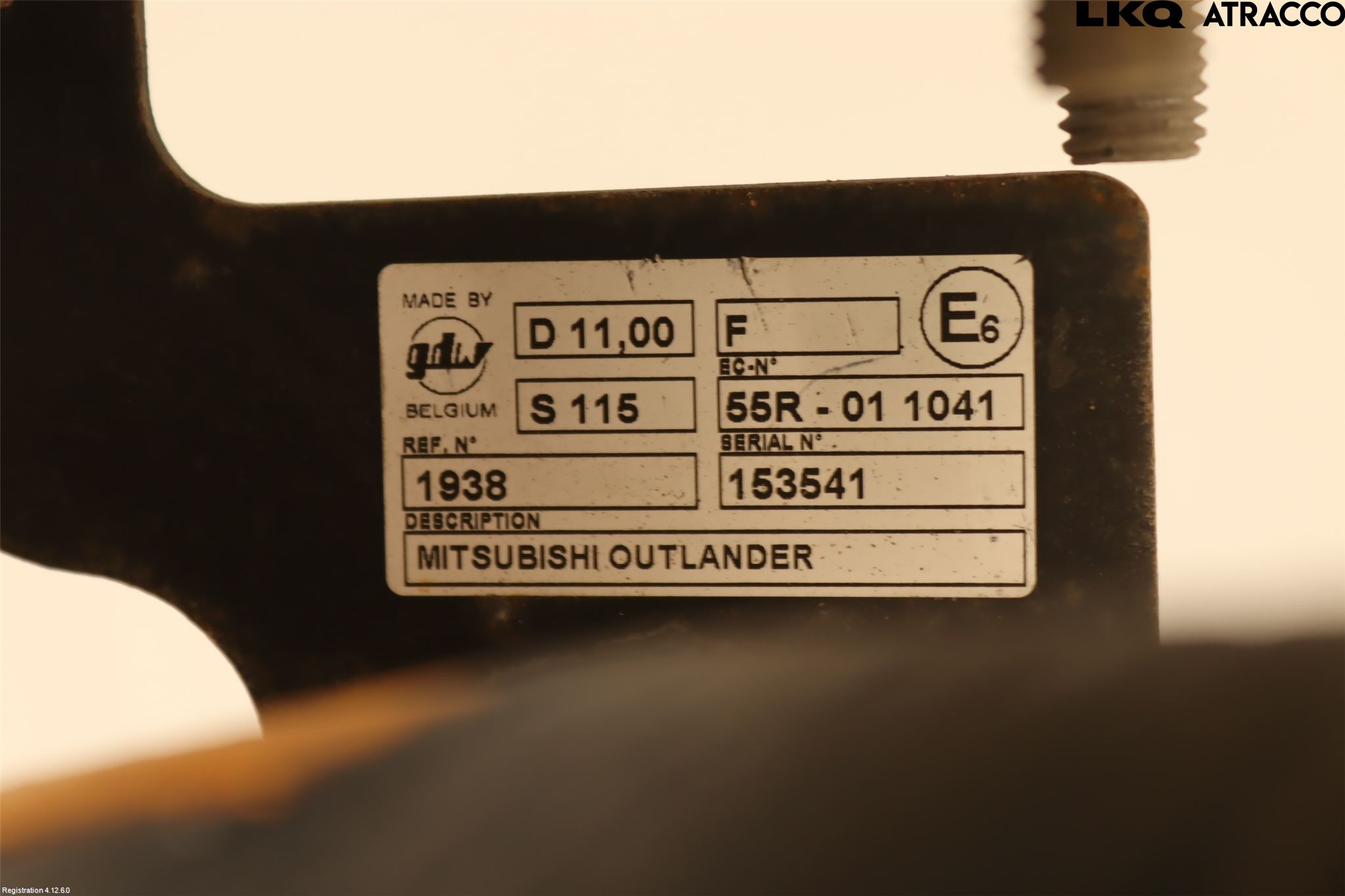 Mitsubishi OUTLANDER 13-21 Dragkrok