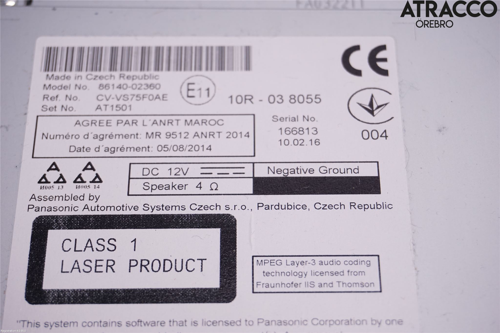 Toyota AURIS 13-19 Cd Radio - Multimediapanel