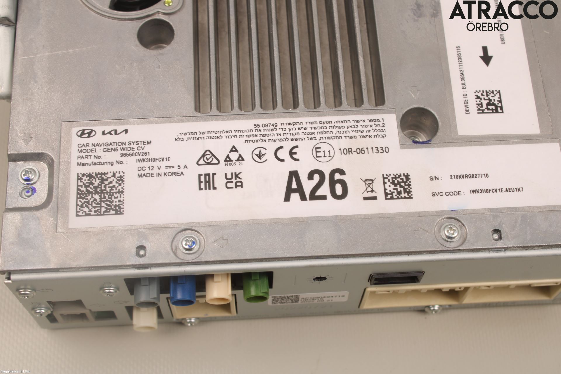 Kia EV6 (CV) 22- Gps Navigator