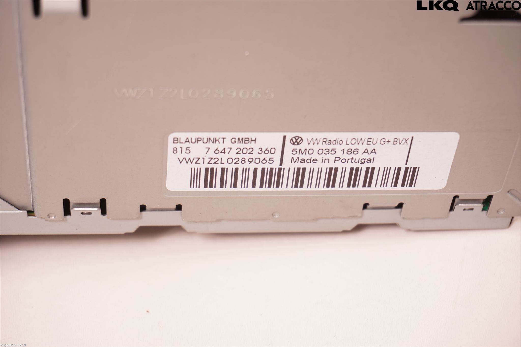 Volkswagen VW GOLF PLUS/CROSS GOLF 04-14 Cd Radio - Multimediapanel