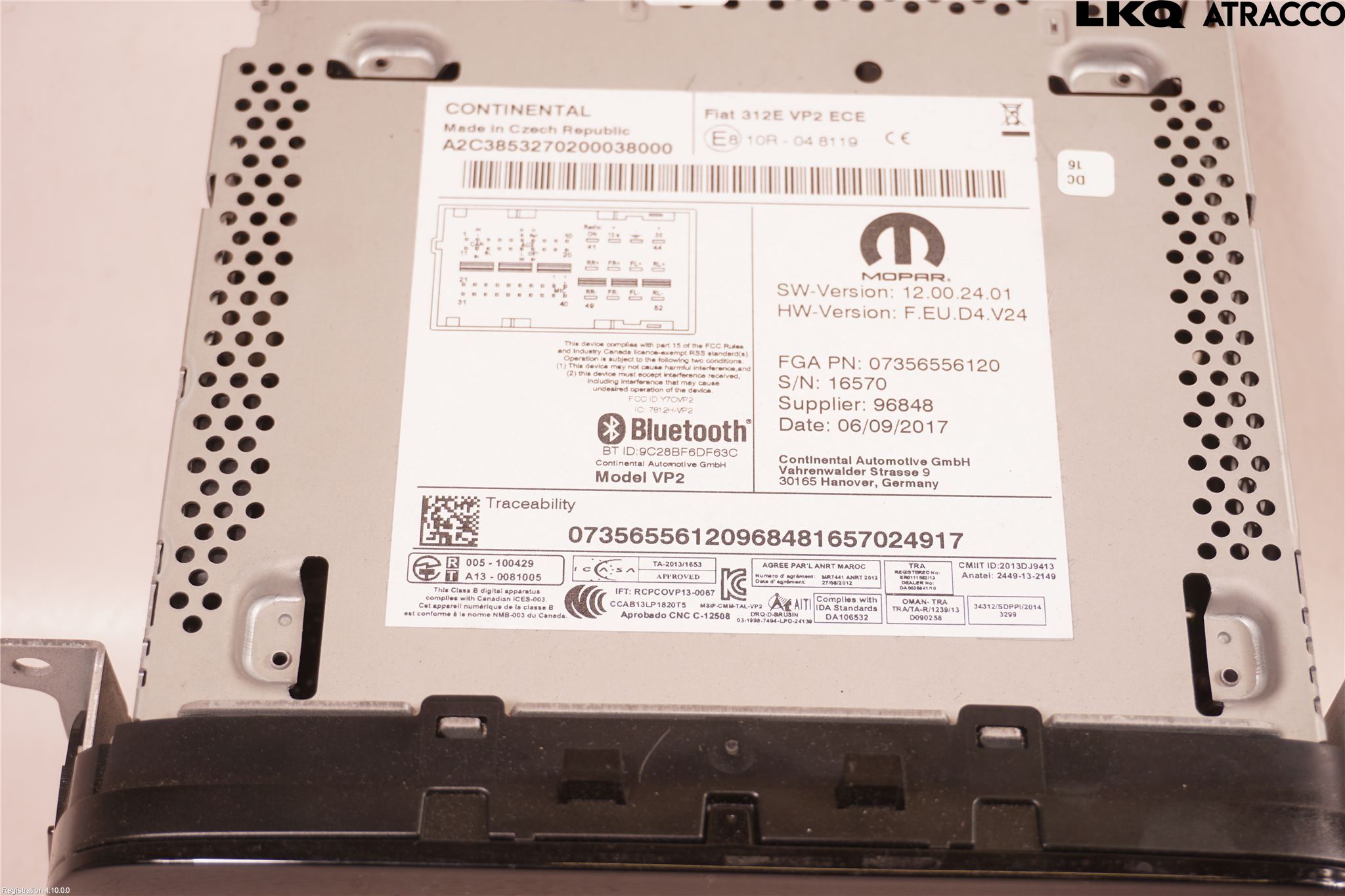 Fiat 500 07- Cd Radio - Multimediapanel