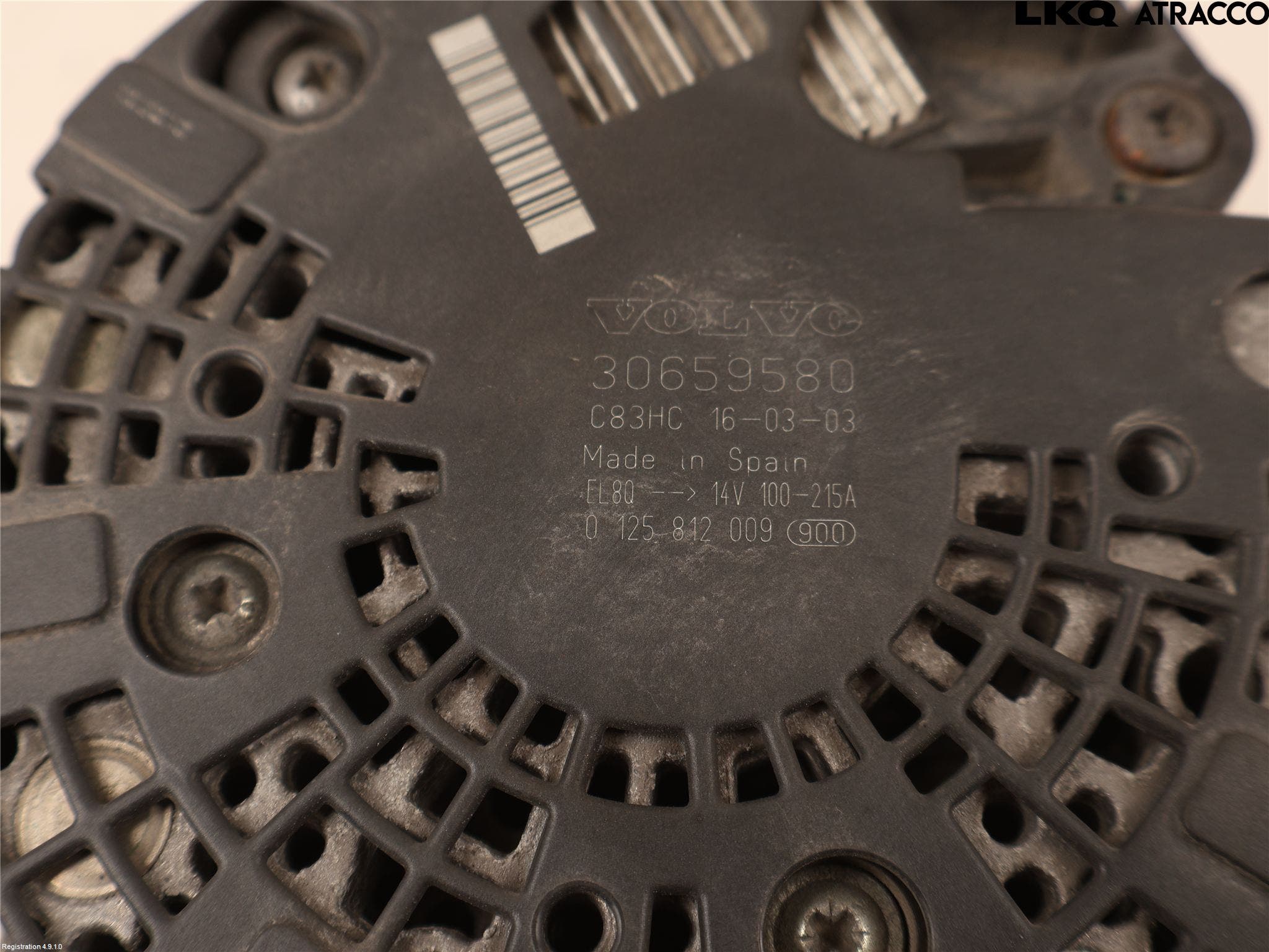 Volvo V70 14-16 Generator