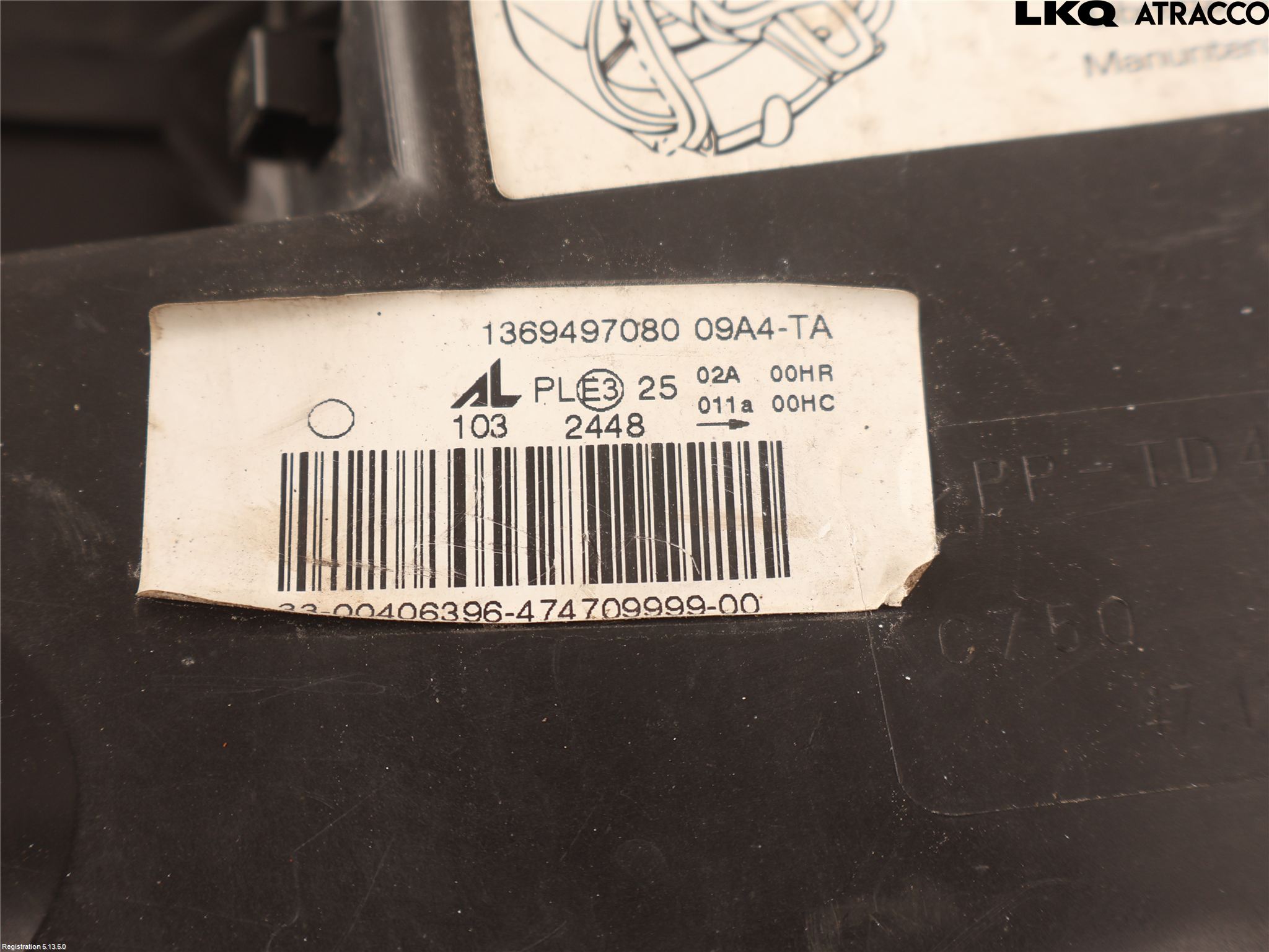 Peugeot BOXER 07-14 Strålkastare Vänster