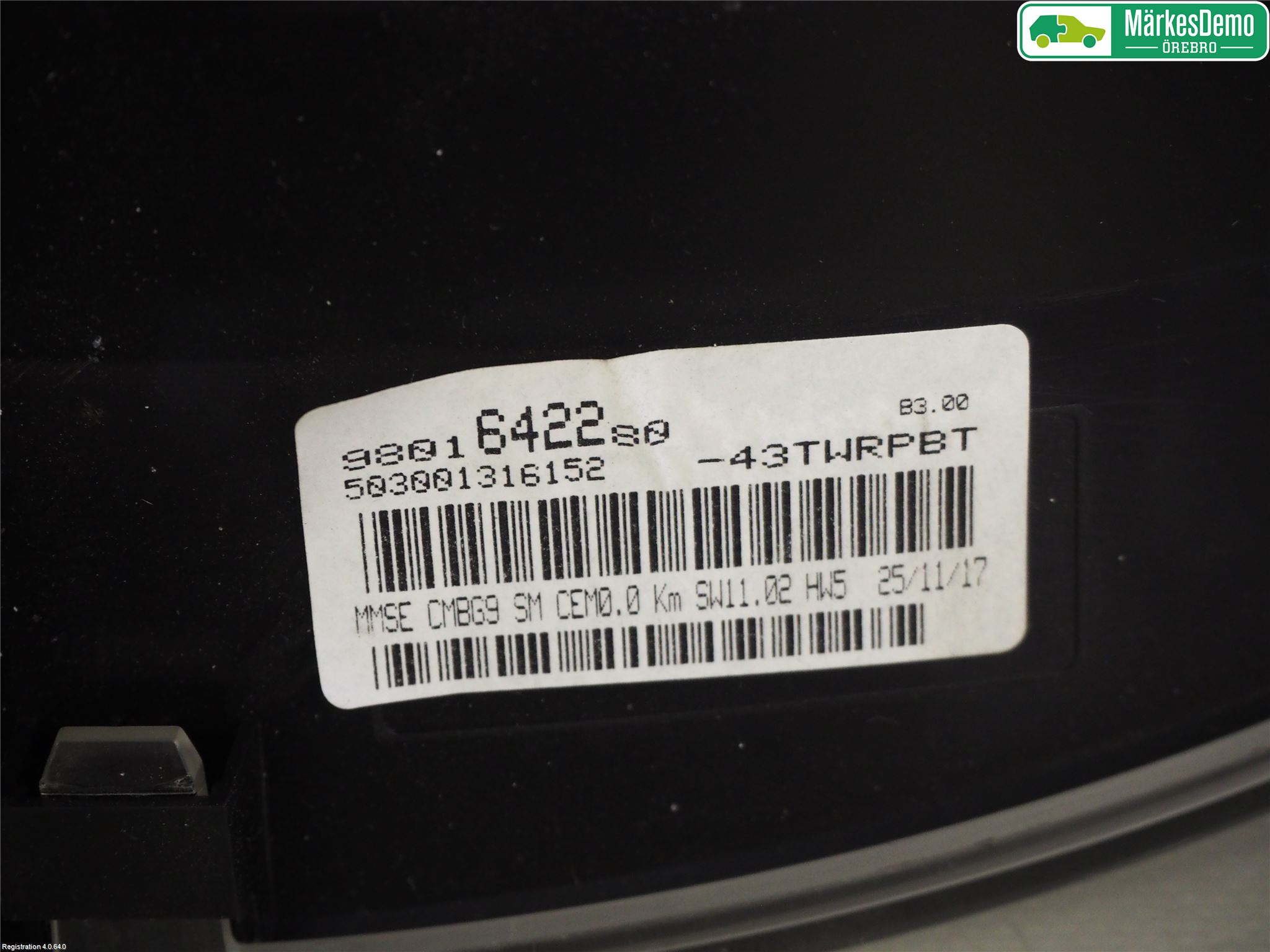 Peugeot PARTNER 16-18 Instrument Komb