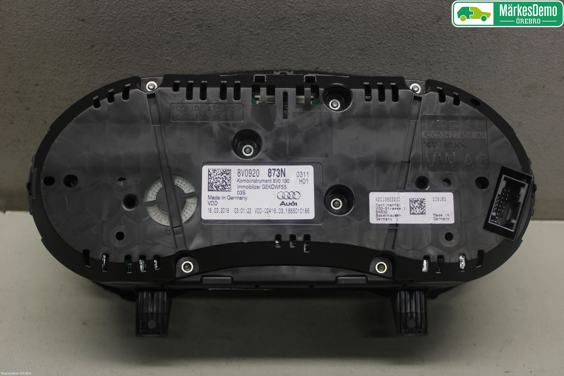 Audi A3/S3 8V 13-20 Instrument Komb