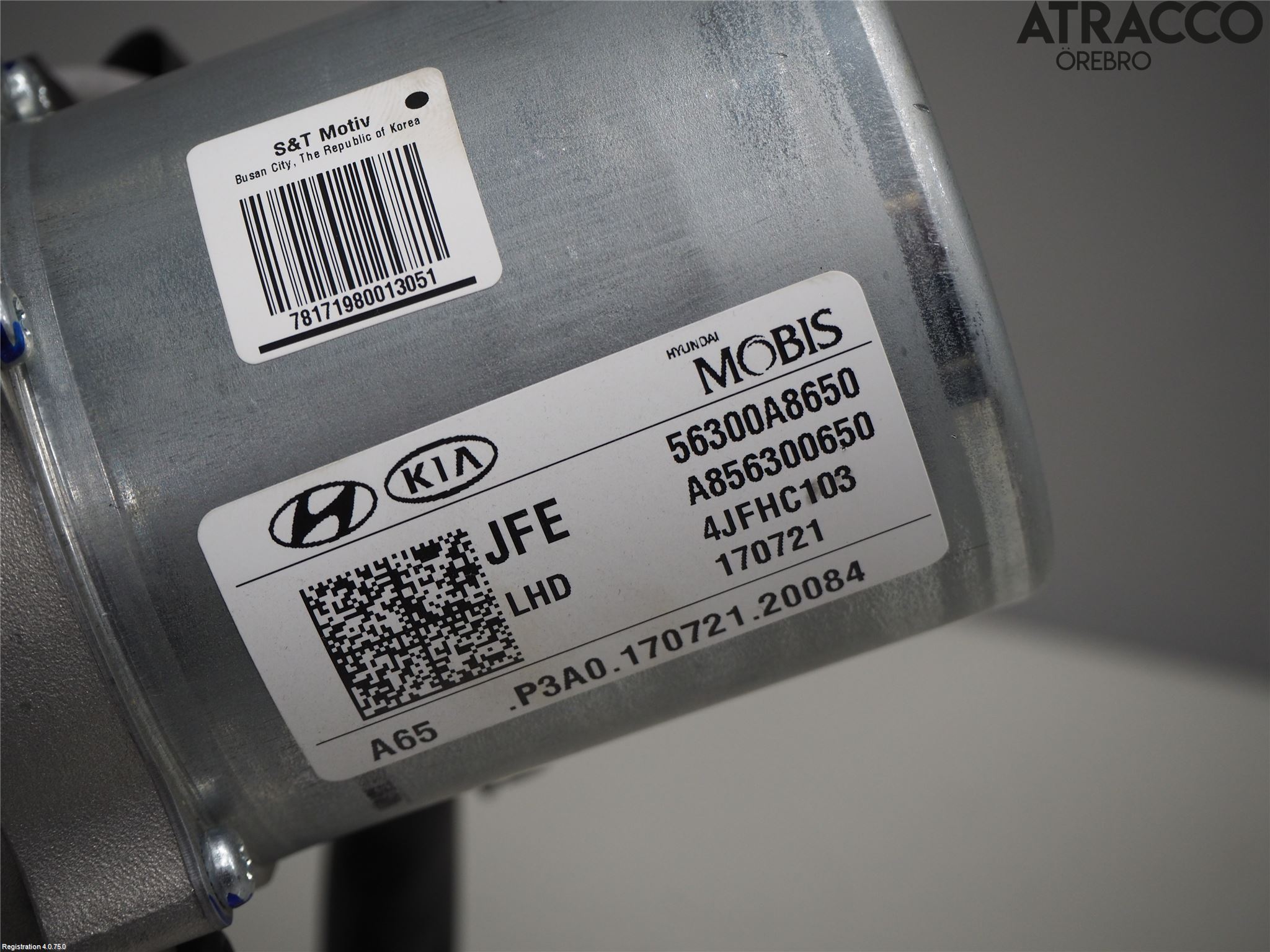 Kia OPTIMA 16-20 Rattaxelagg Med Inb Servo