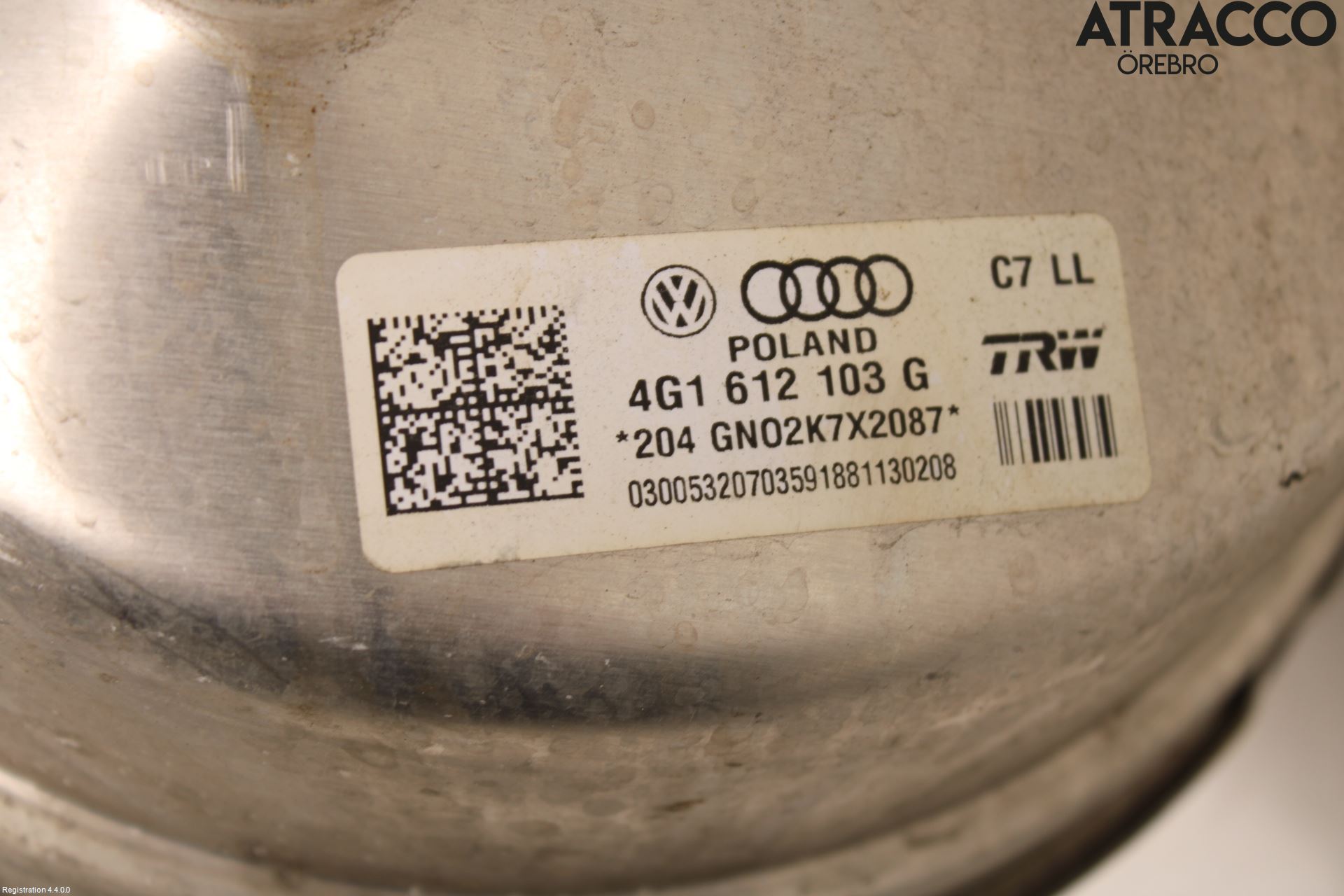 Audi A7/S7 4G 11-17 Bromsservo