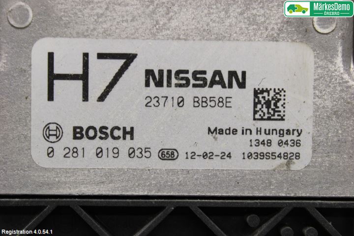 Nissan QASHQAI 10-14 Styrenhet Insprut Bensin