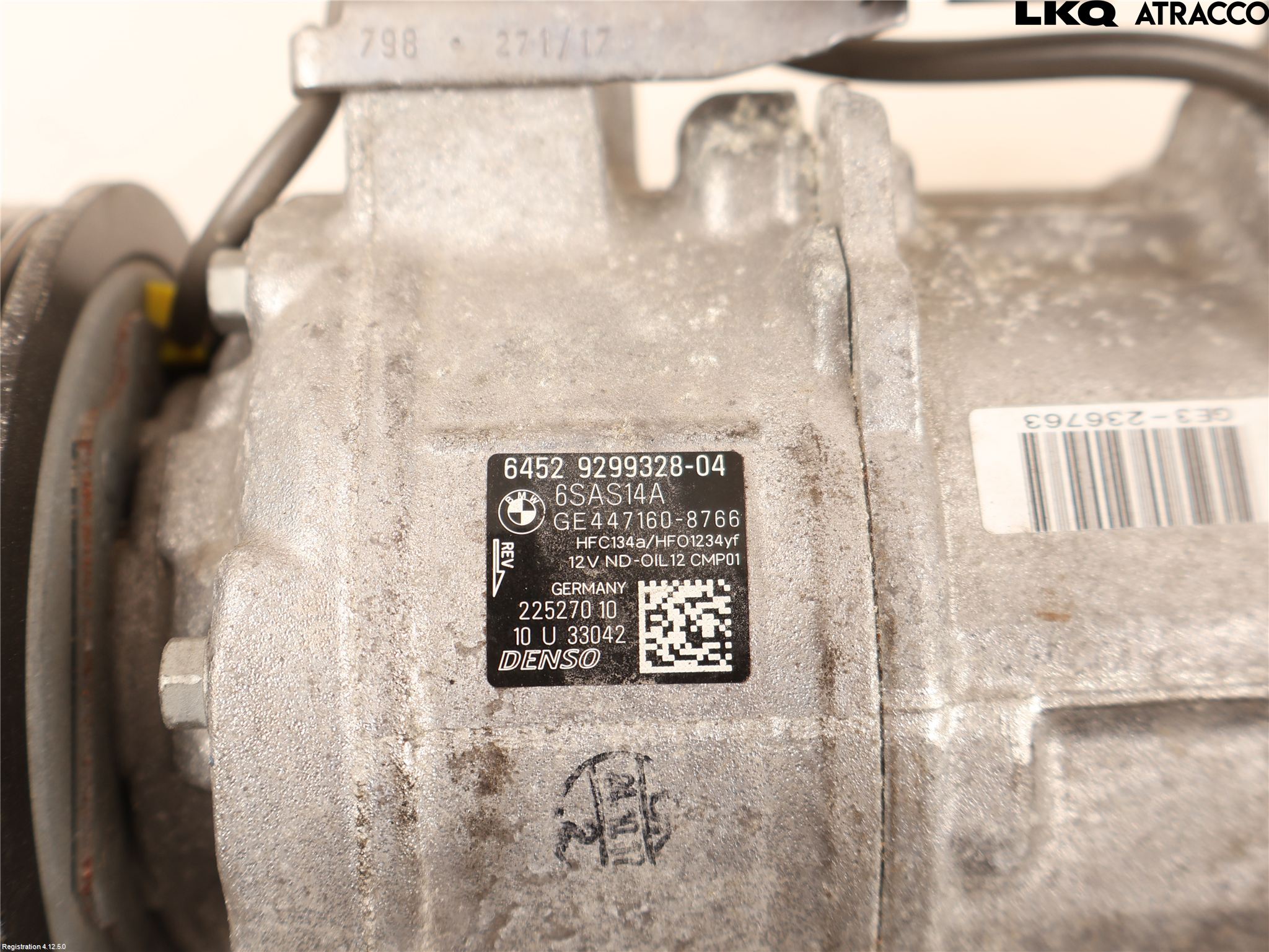 BMW 3 F30/F31/F80 12-19 Ac Kompressor