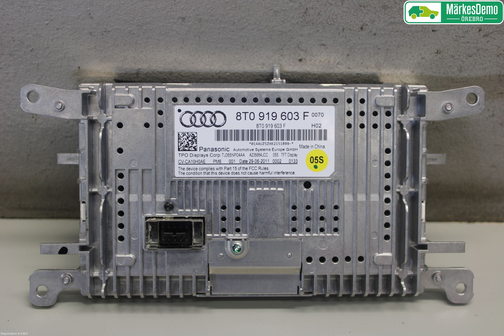Audi A4 12-15 Multifunktionsdisplay