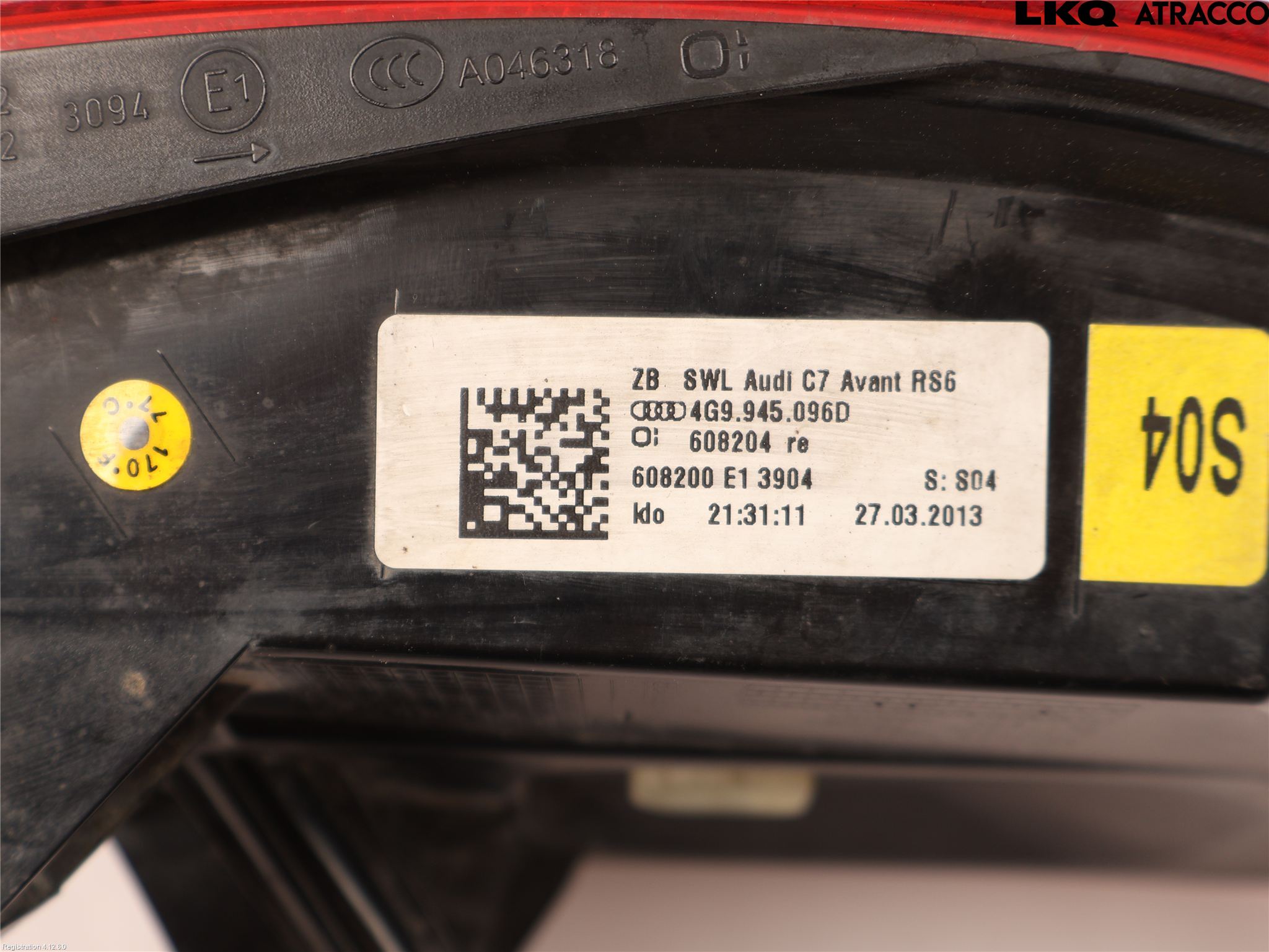 Audi A6/S6 4G 11-18 Bakljus Höger