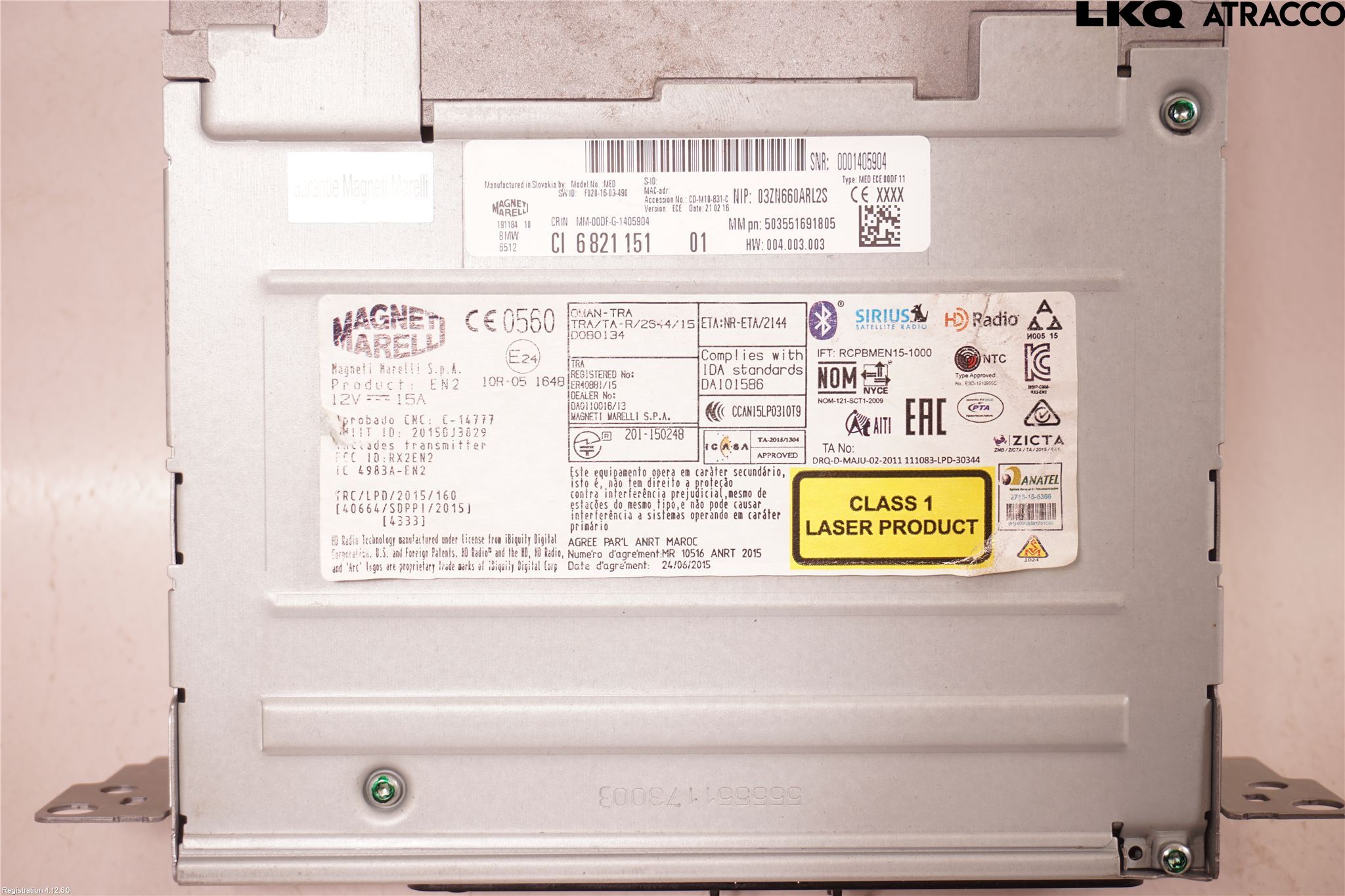 BMW 1 F20/F21 11-19 Styrenhet Multimedia