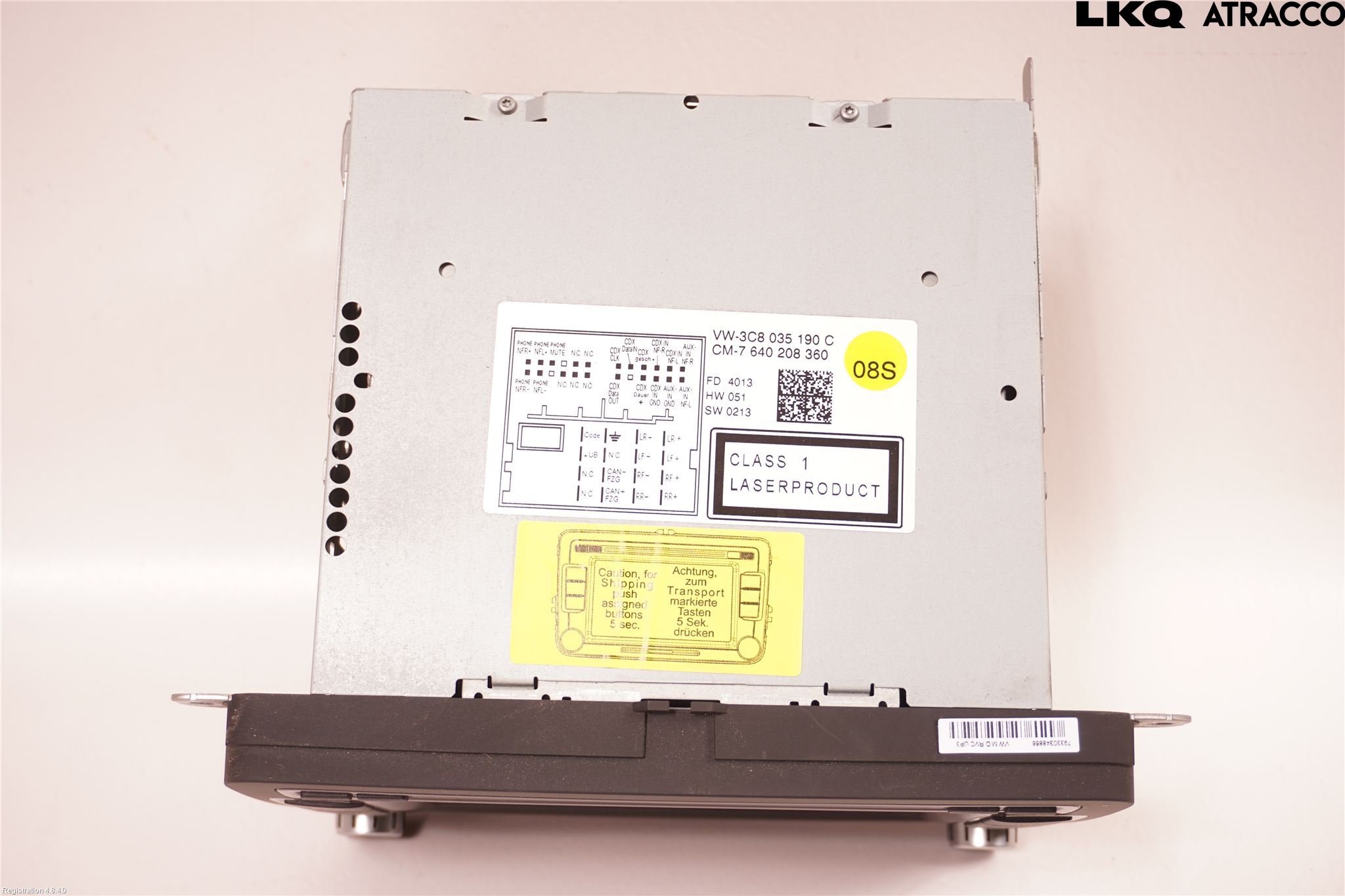 Volkswagen VW TIGUAN 07-16 Cd Radio - Multimediapanel