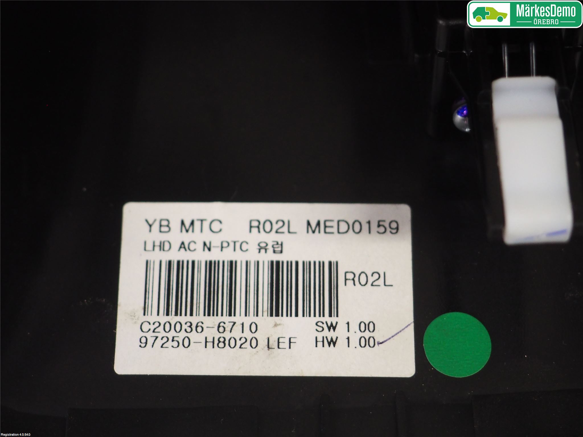 Kia RIO 17- Ac Styrenhet Ac Manöveren