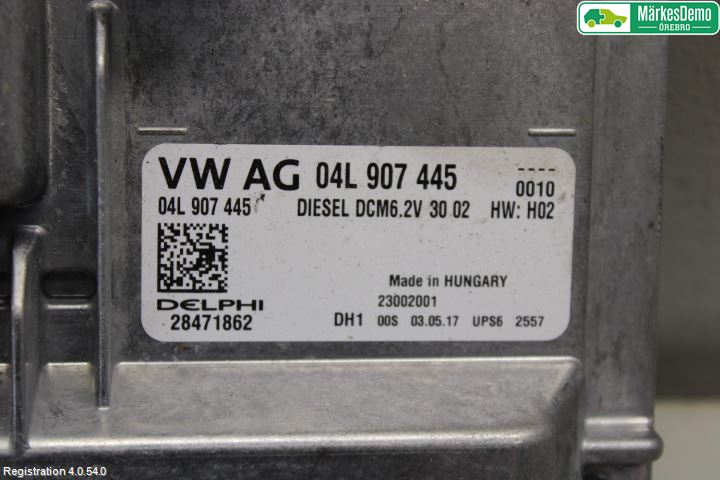 Volkswagen VW TRANSP/CARAVELLE (T6) 16-22 Styrenhet Insprut Bensin