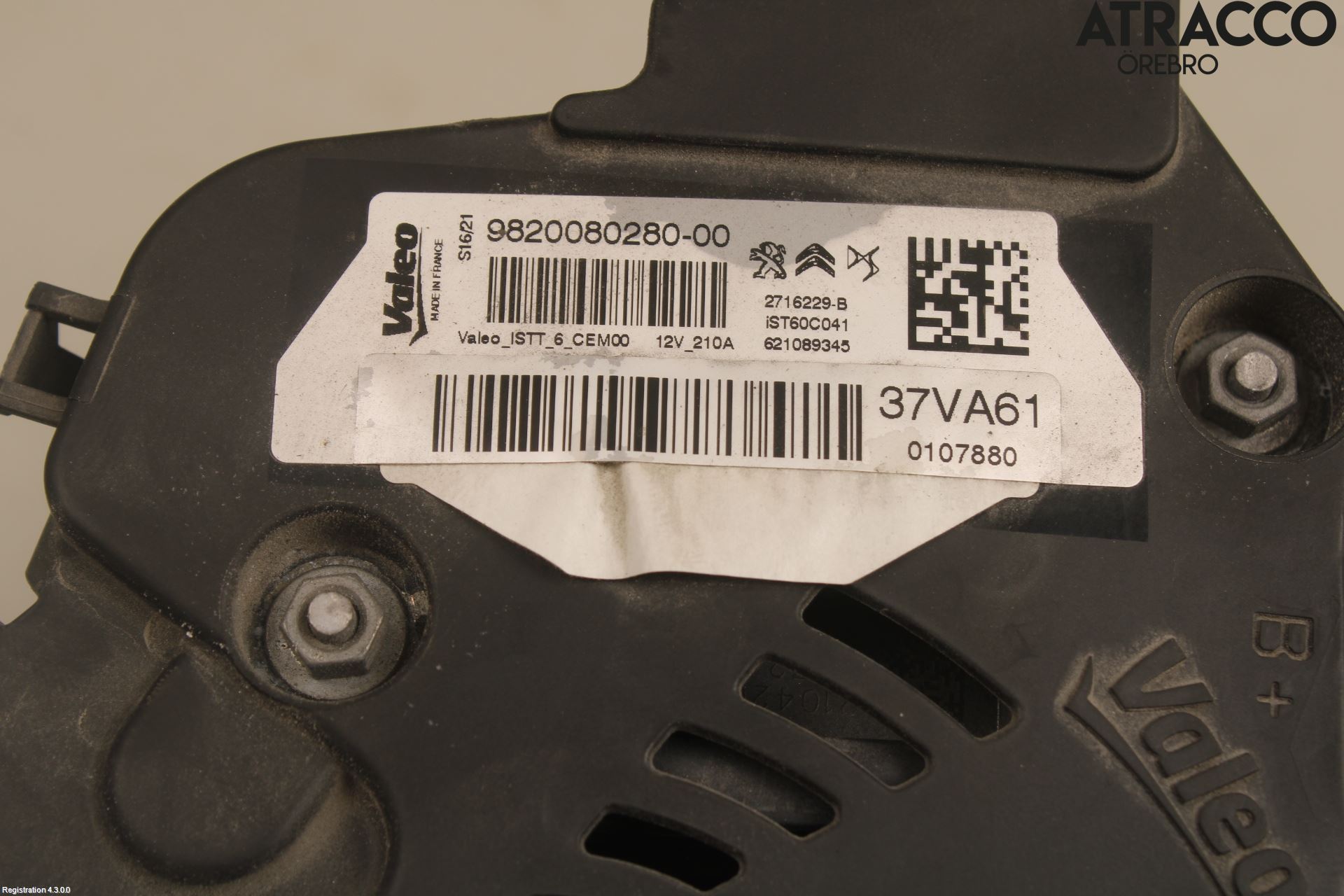 Peugeot 3008 17-24 Generator