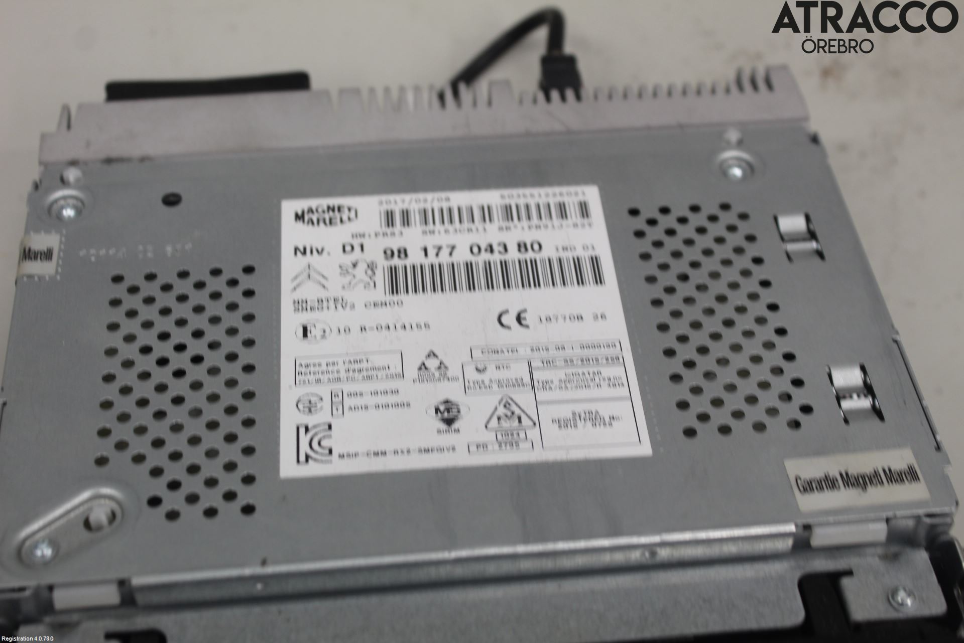 Citroen BERLINGO 08-18 Bildskärm