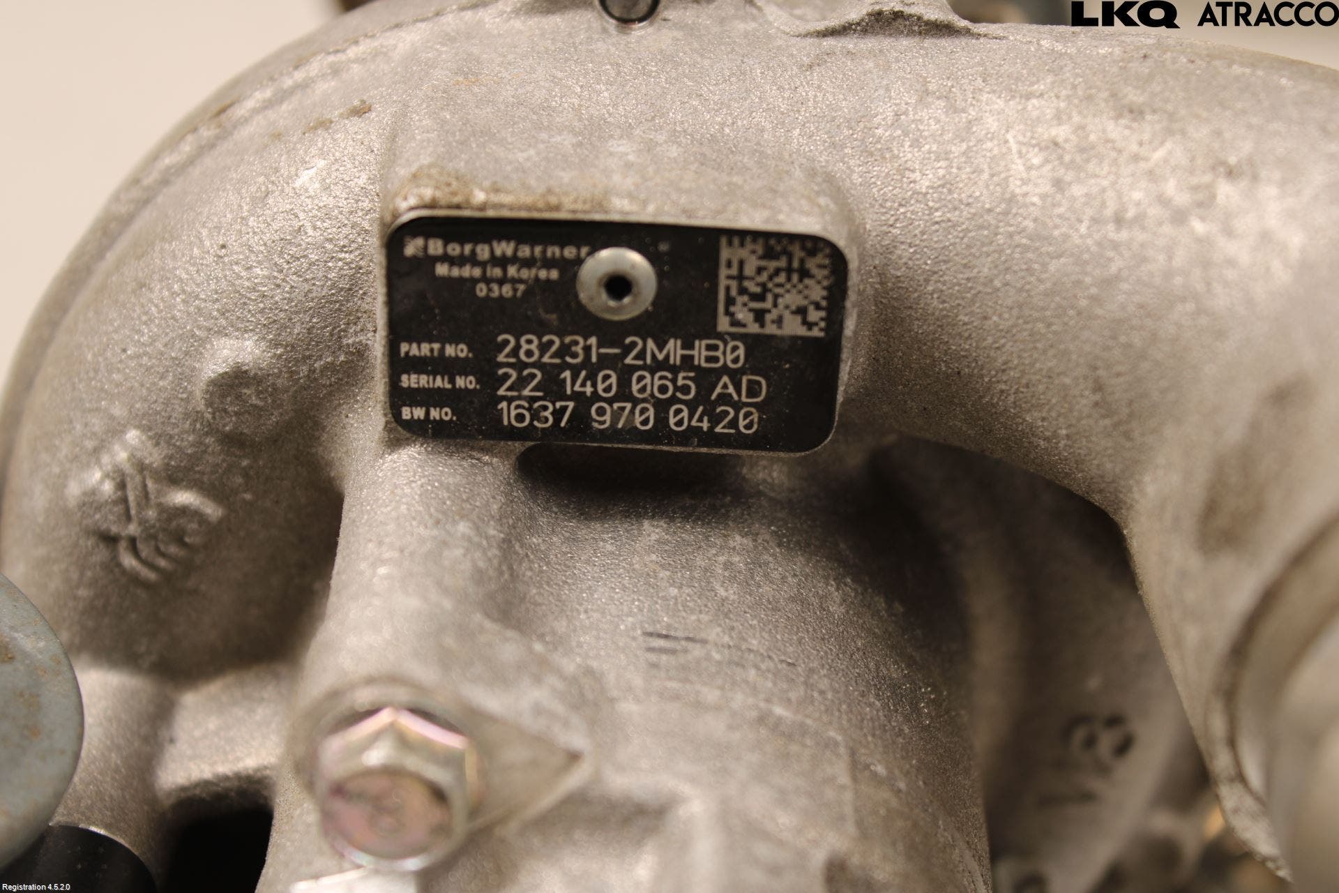 Kia SPORTAGE (NQ5) 22- Turboaggregat