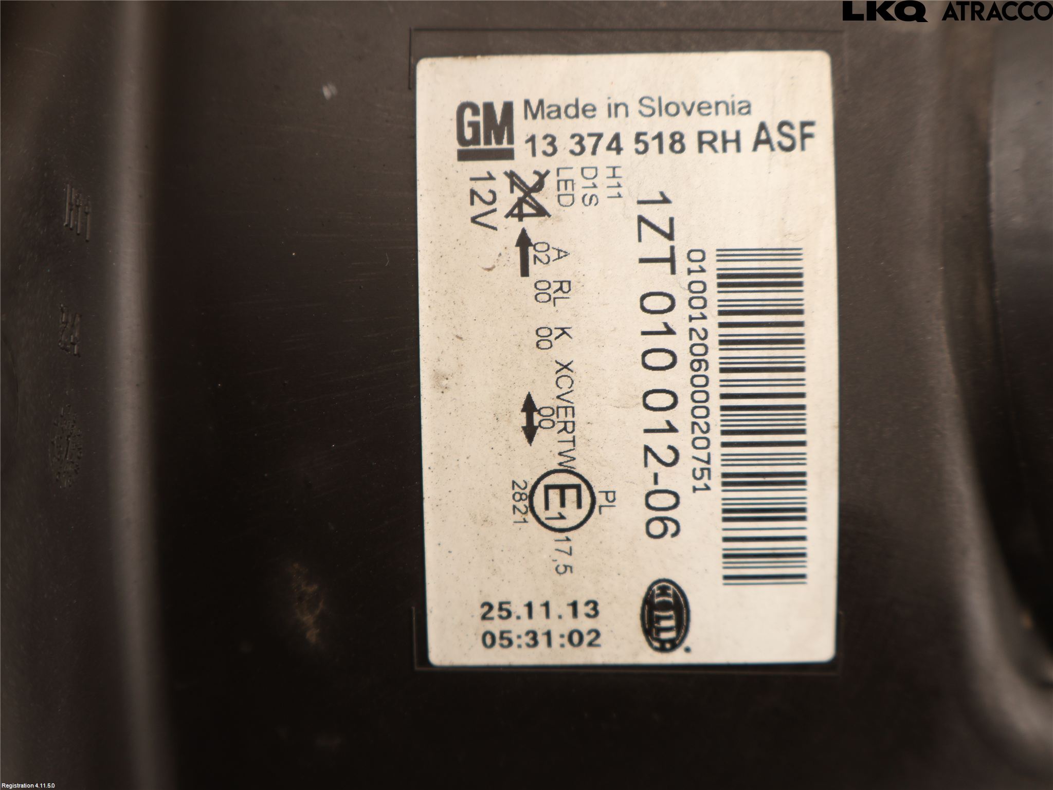 Opel ASTRA J 10-15 Strålkastare Höger