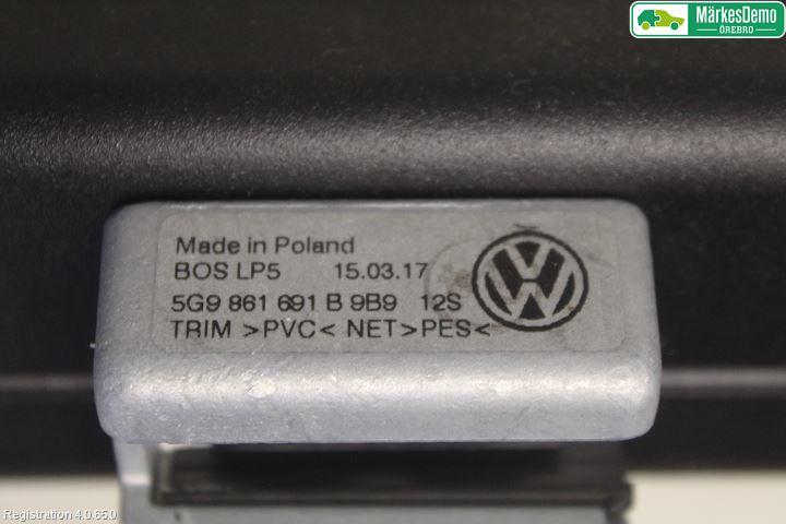 Volkswagen VW GOLF / E-GOLF VII 13-20 Lastnät