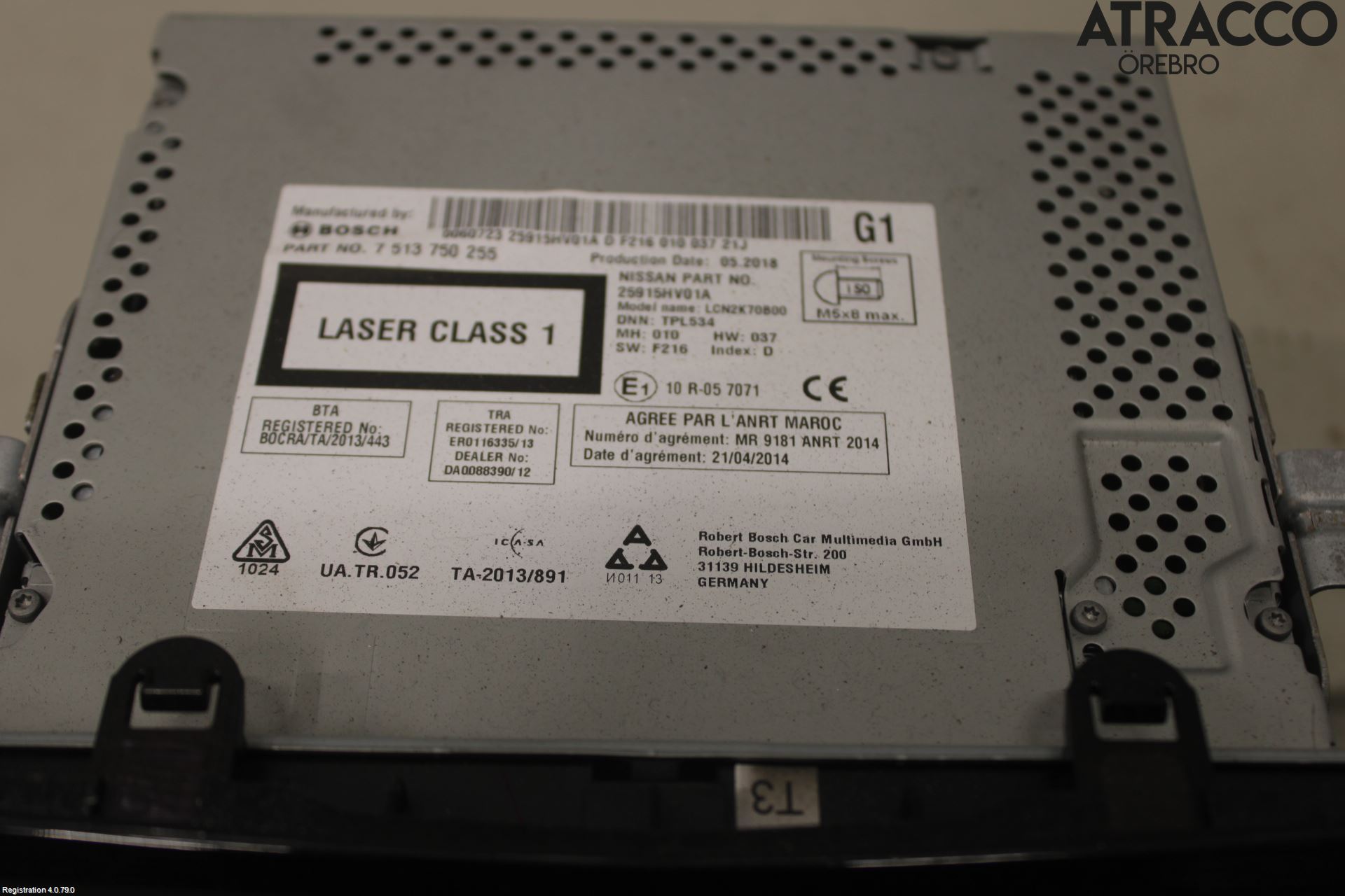 Nissan QASHQAI 17-21 Cd Radio - Multimediapanel