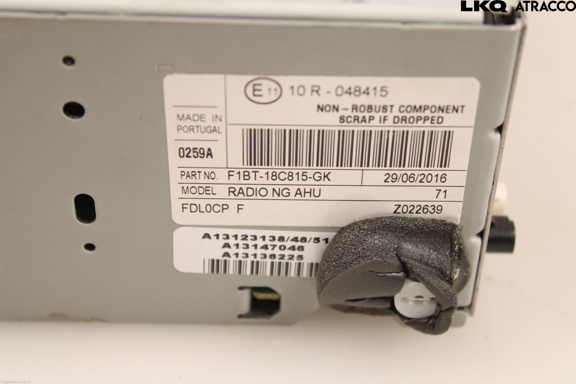 Ford TRANSIT/TOURNEO CONNECT 13-22 Styrenhet Multimedia