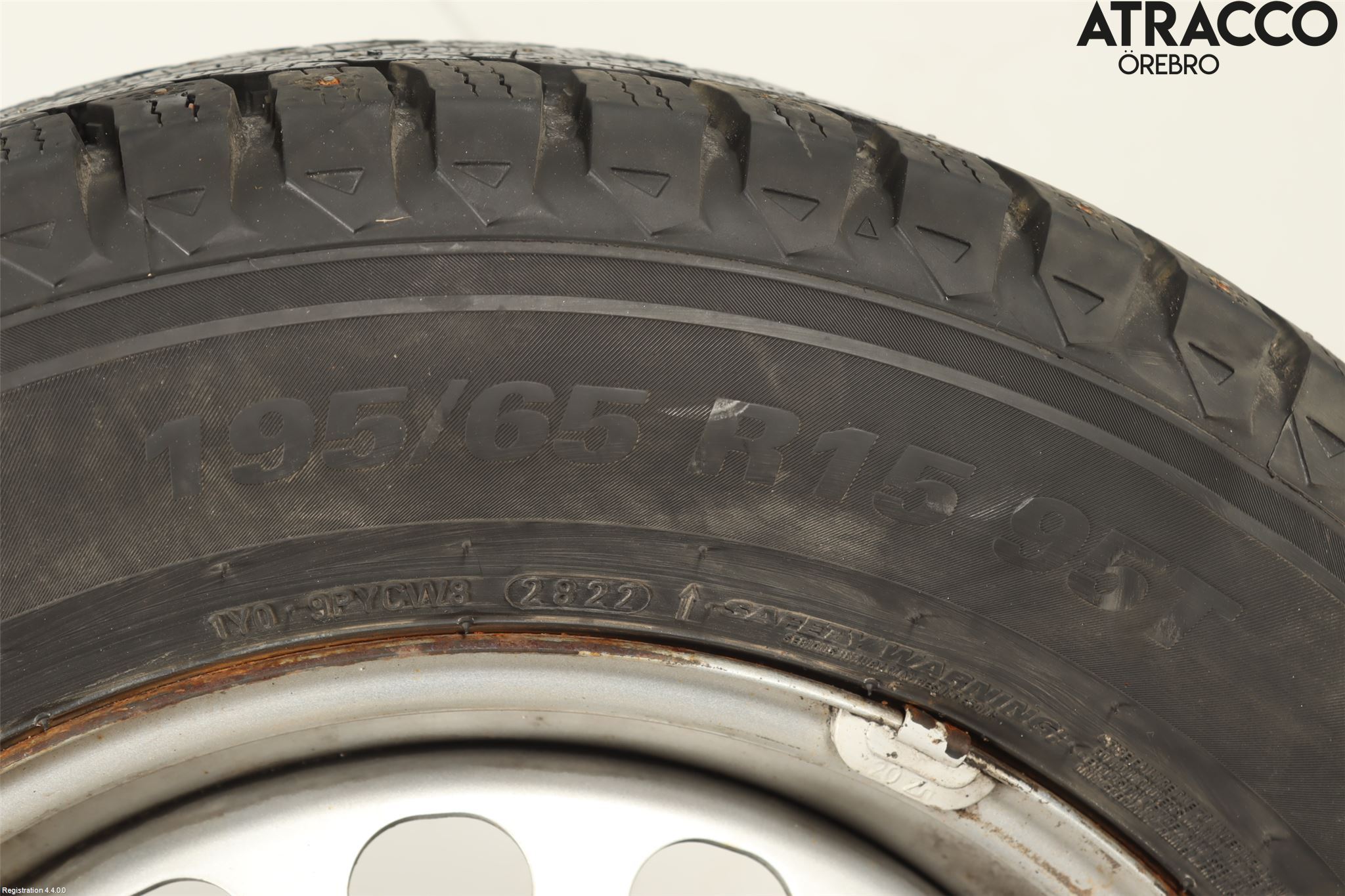 Volkswagen VW CADDY      04-10 Vinterdäck Plåtfälg 4St