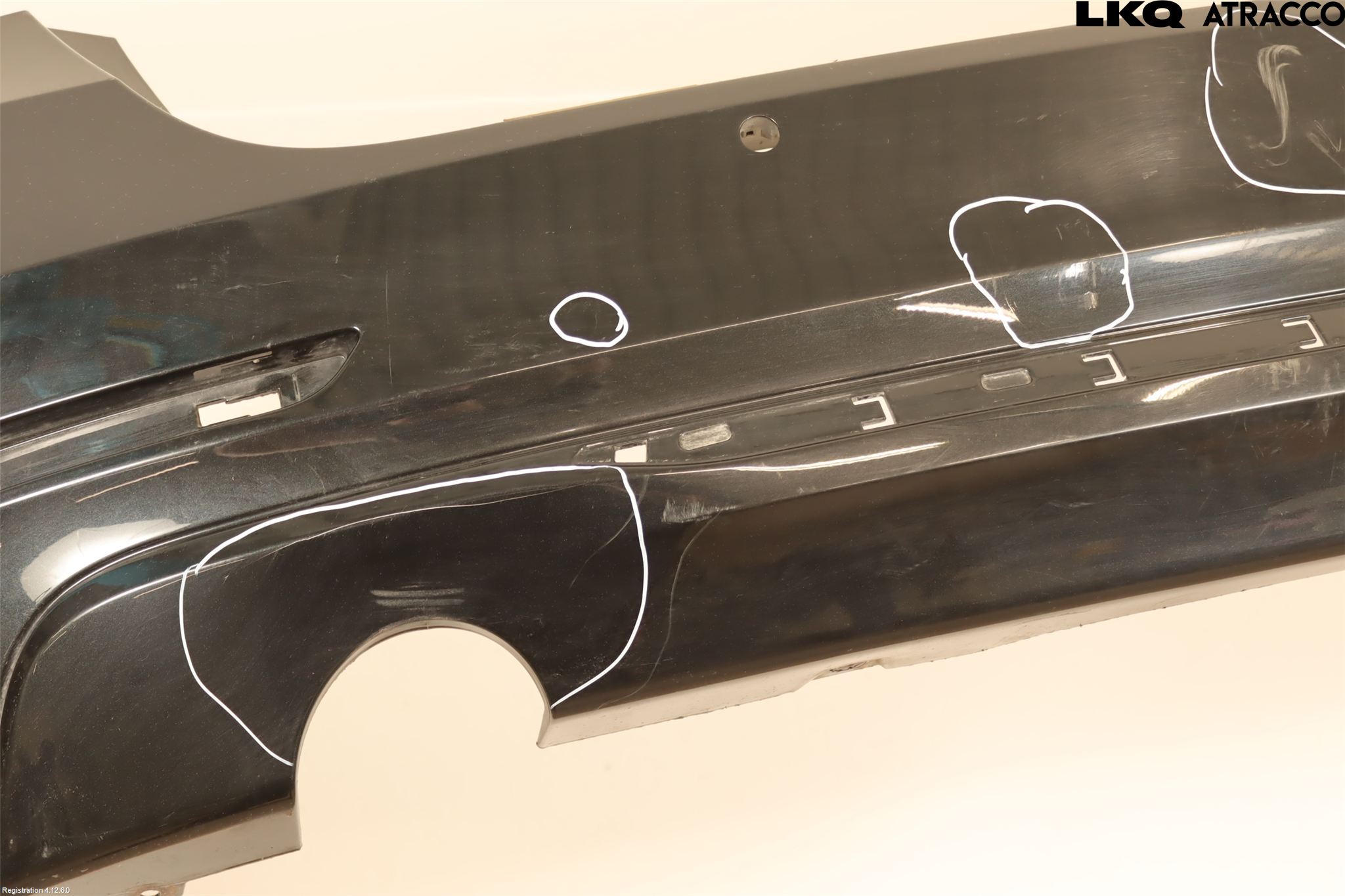 BMW 3 F30/F31/F80 12-19 Stötfångarbeklädnad Bak