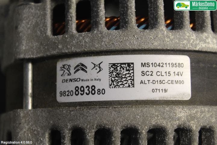 Peugeot 308 14-21 Generator