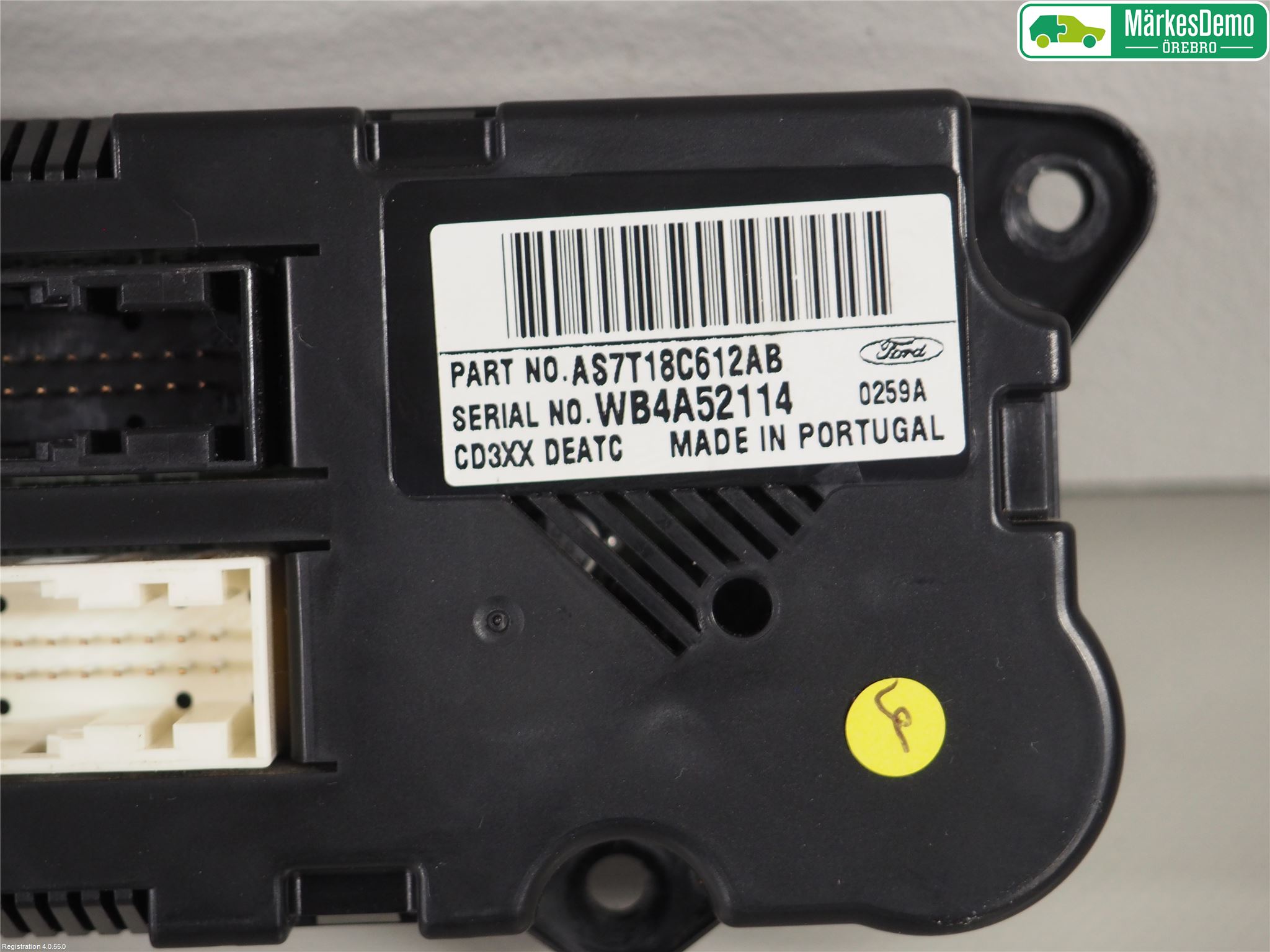 Ford MONDEO 07-15 Ac Styrenhet Ac Manöveren