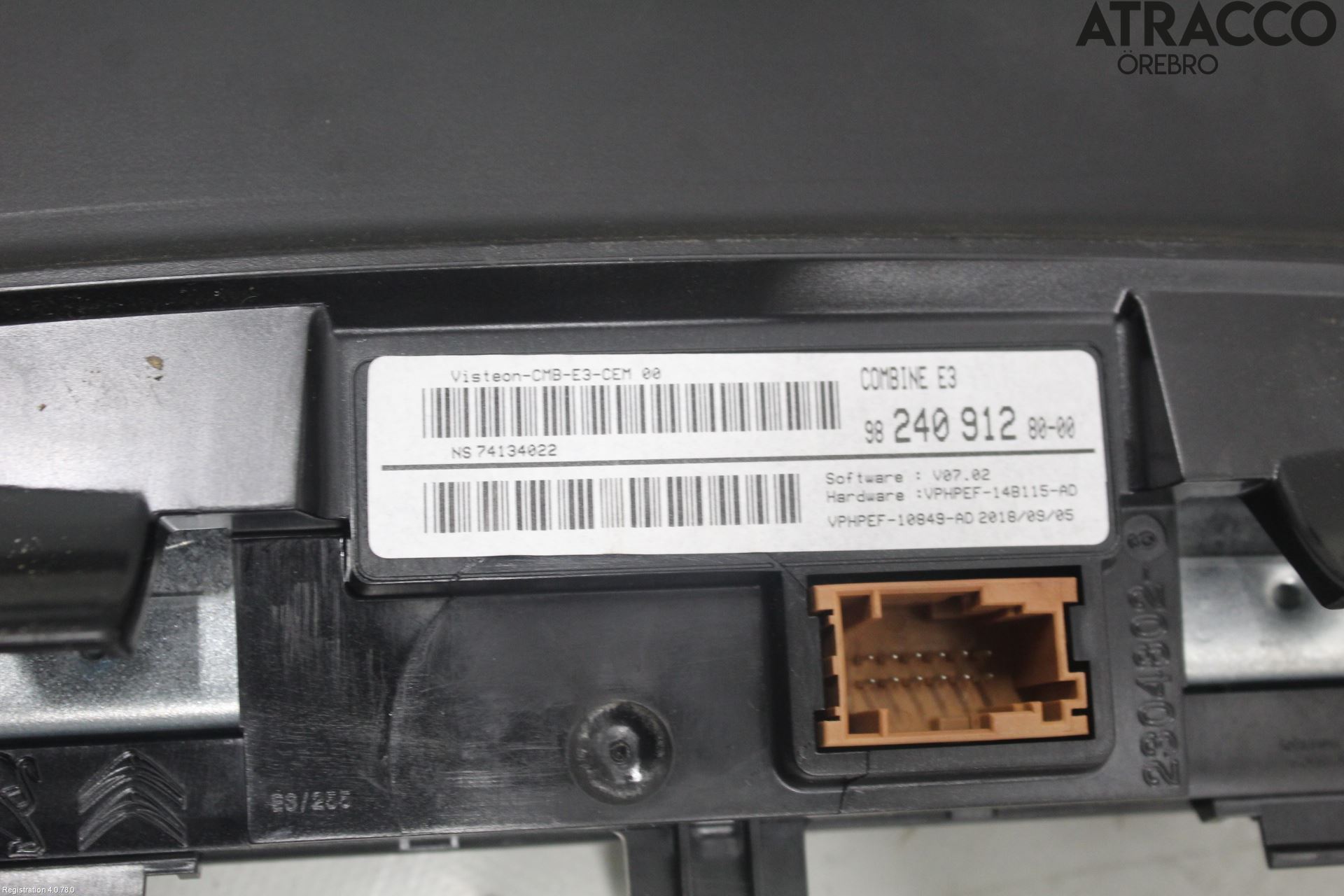 Citroen C4 CACTUS 14-20 Instrument Komb