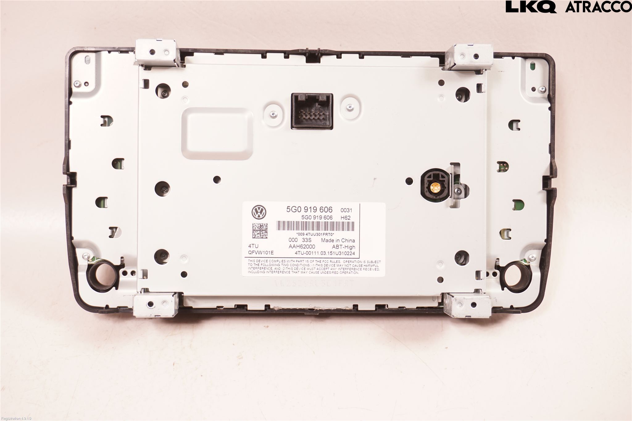 Volkswagen VW GOLF / E-GOLF VII 13-20 Cd Radio - Multimediapanel