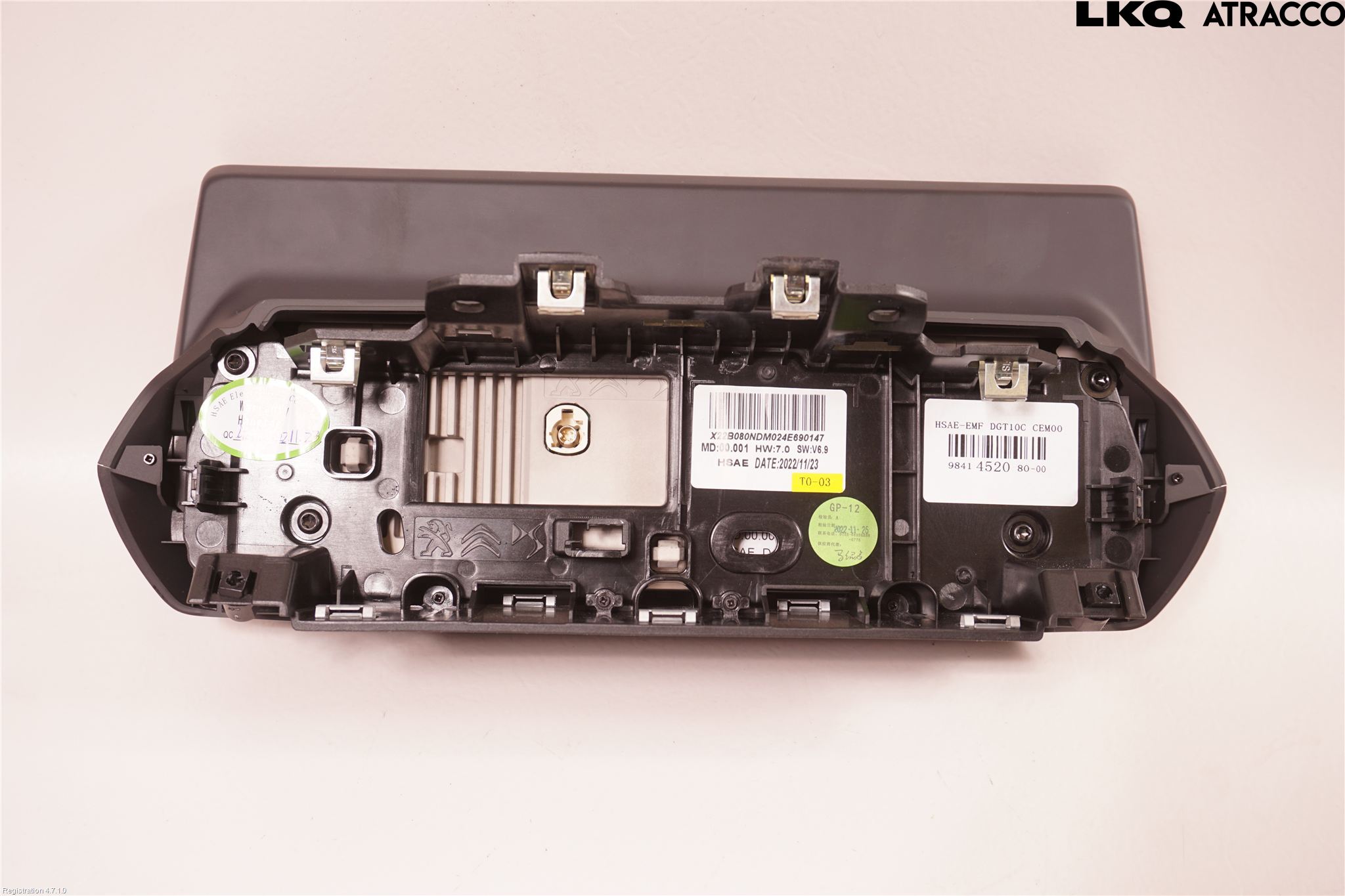 Peugeot 2008/E-2008 20- Multifunktionsdisplay