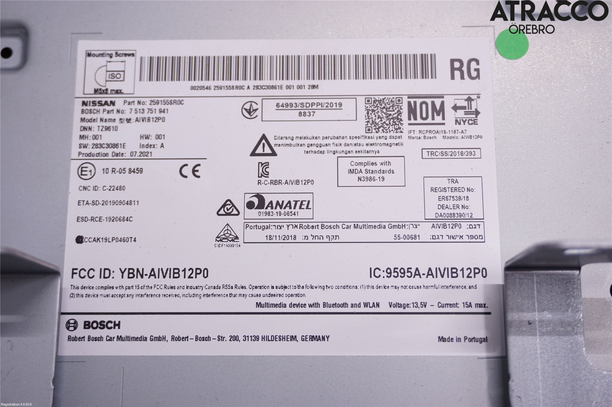 Nissan LEAF 18- Gps Navigator