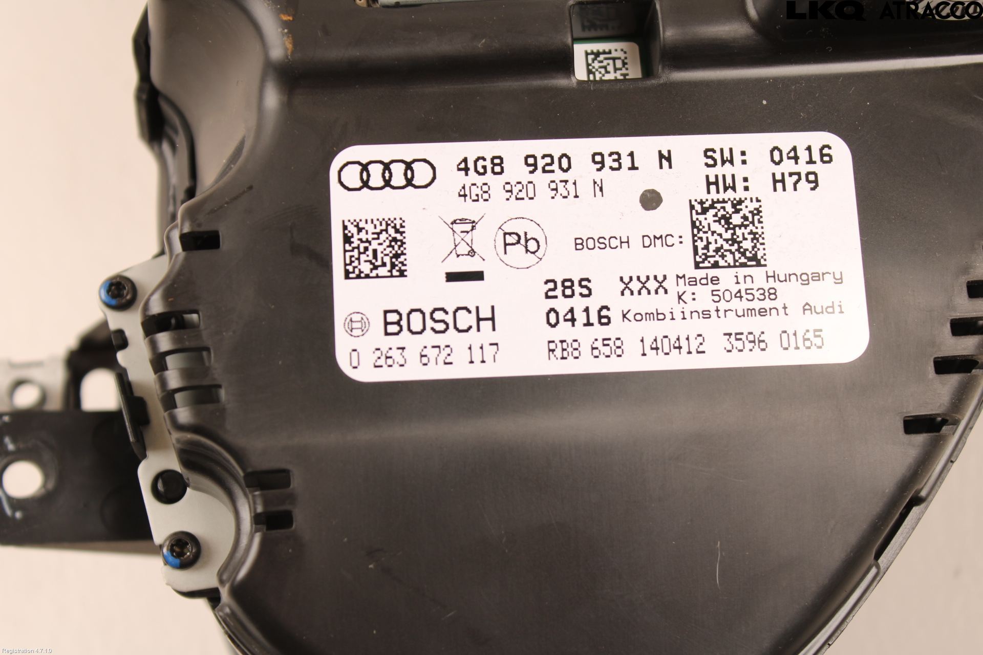 Audi A6/S6 4G 11-18 Instrument Komb